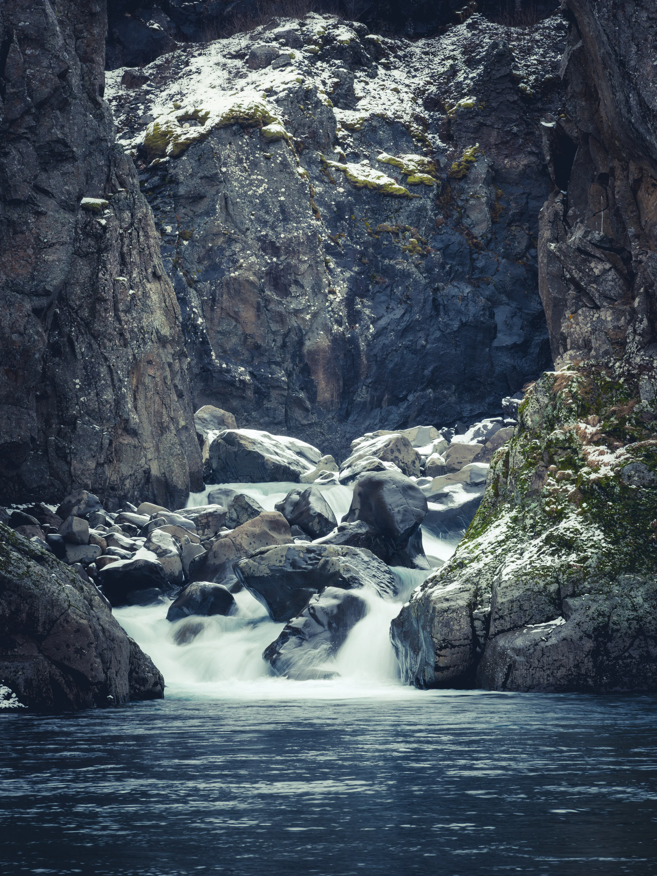 Waterfall in Fossá