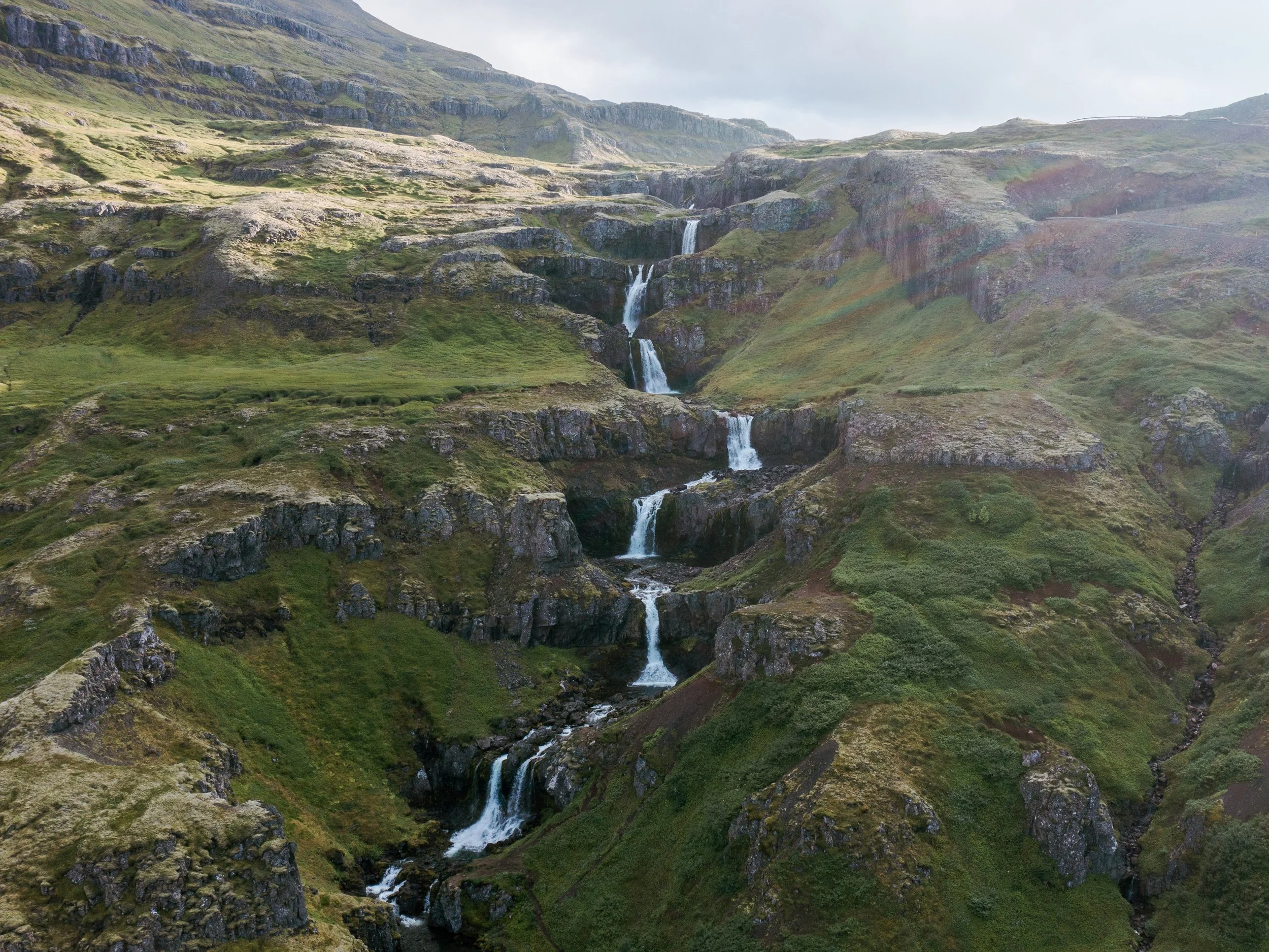 Klifbrekkufossar in Fjarðará