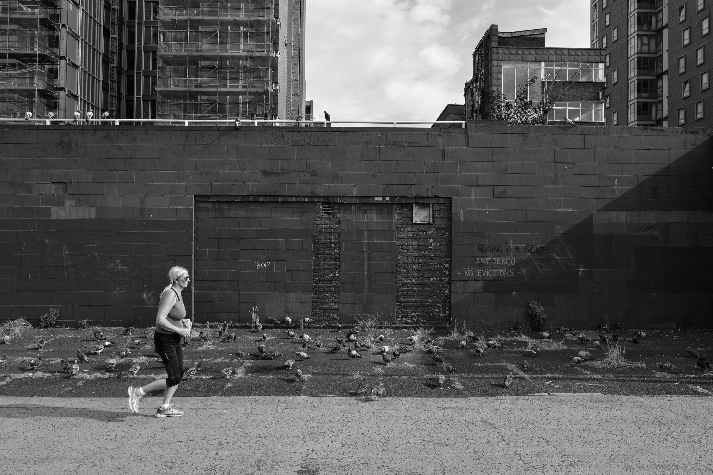 Out for a jog in Glasgow