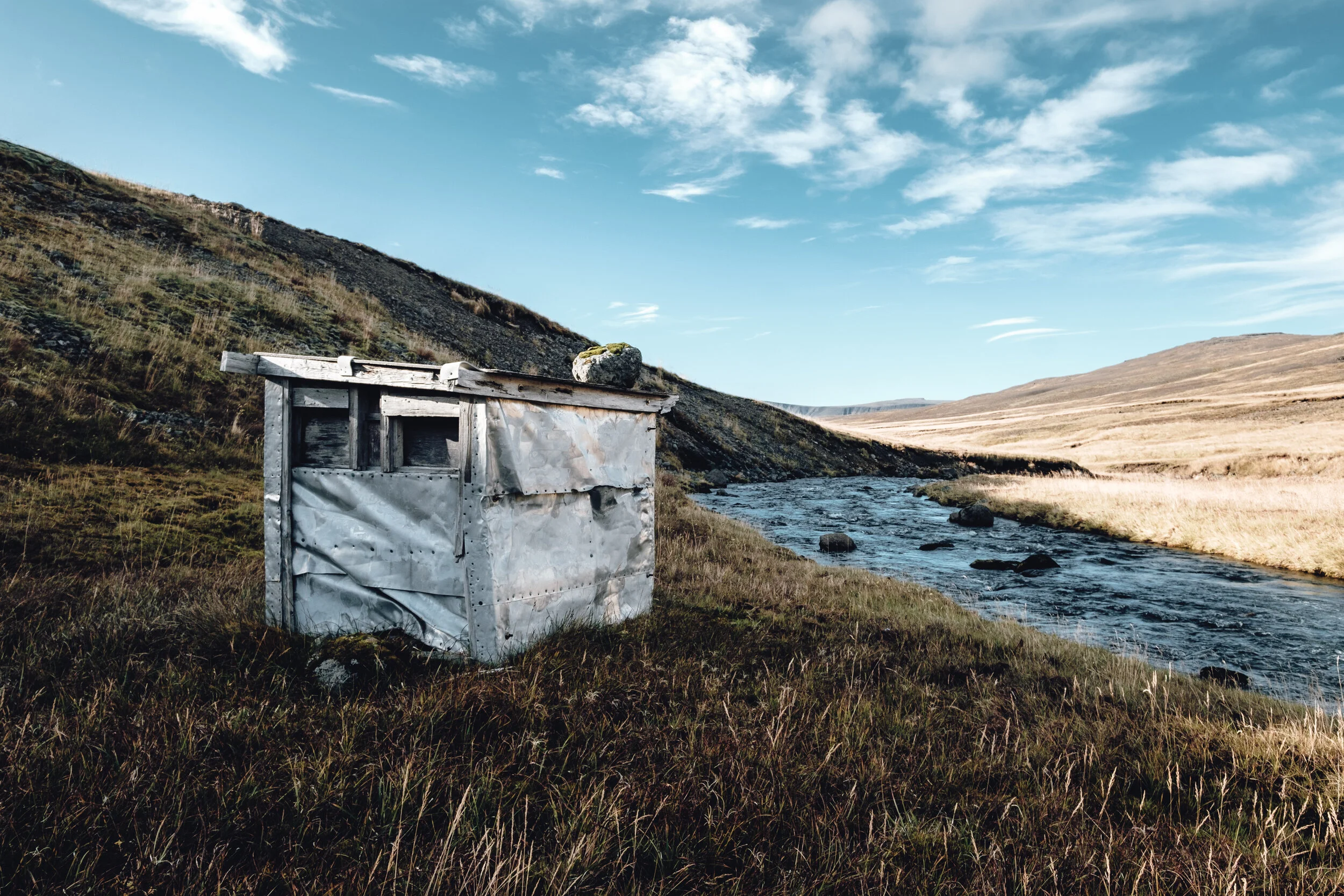 Old shed in Blikdalur