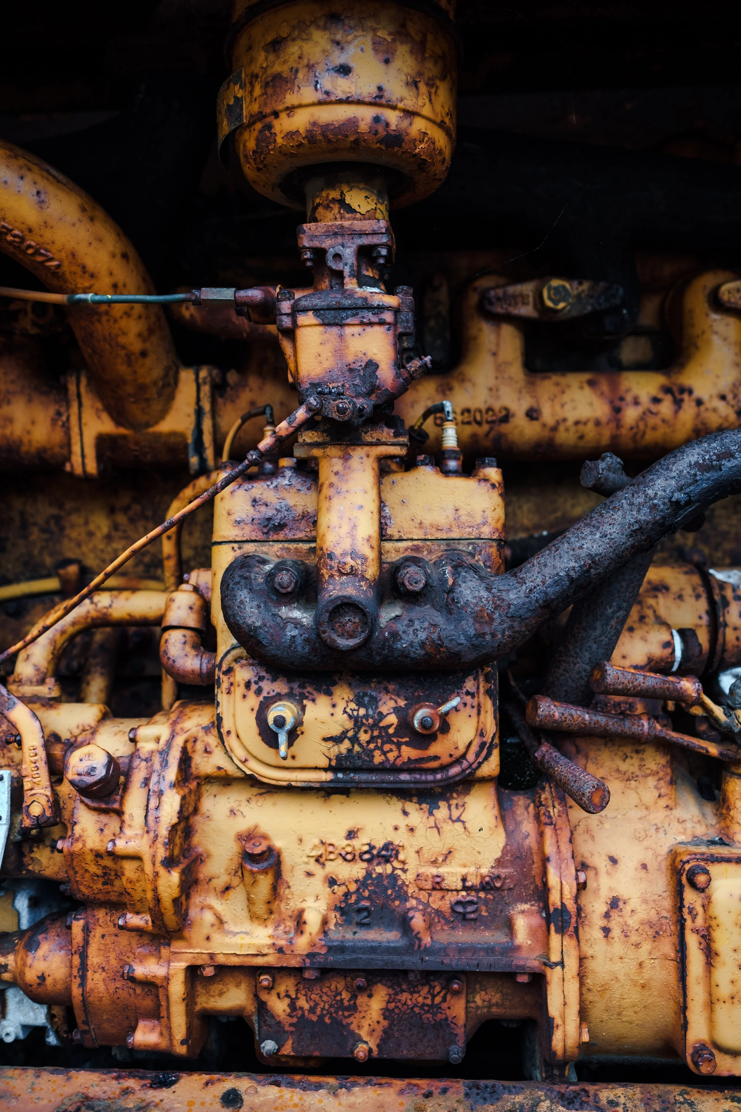 Old engine at Þyrill