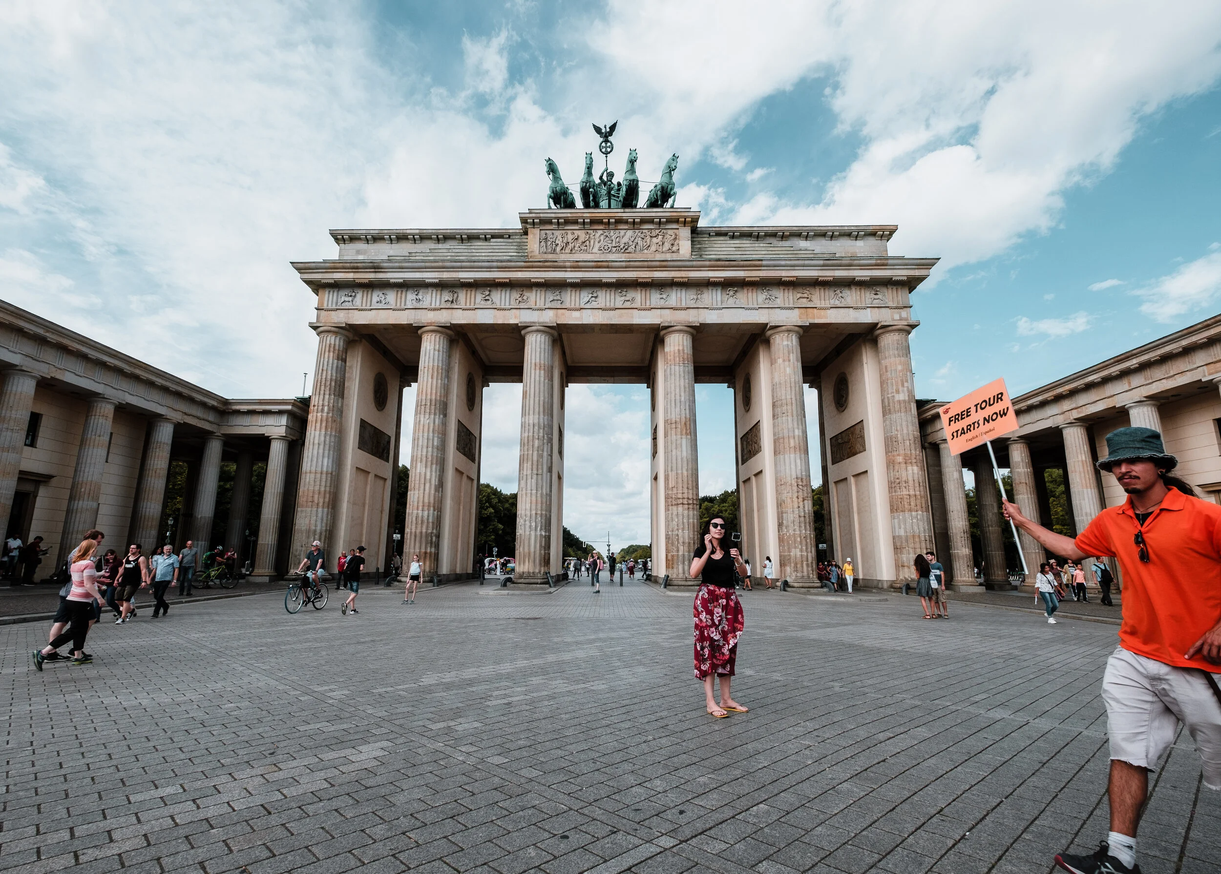 At the Brandenburg Gate