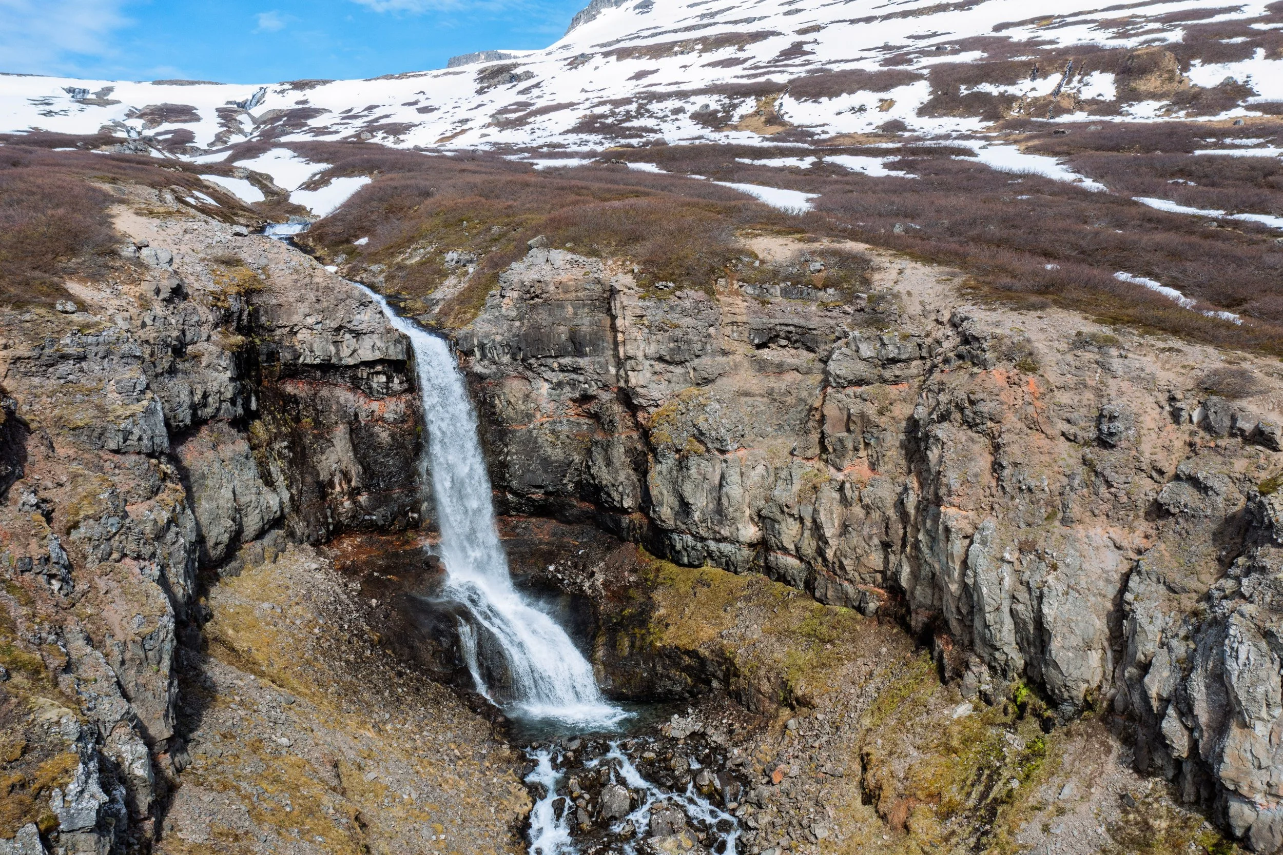 Waterfall in Seljalandsá