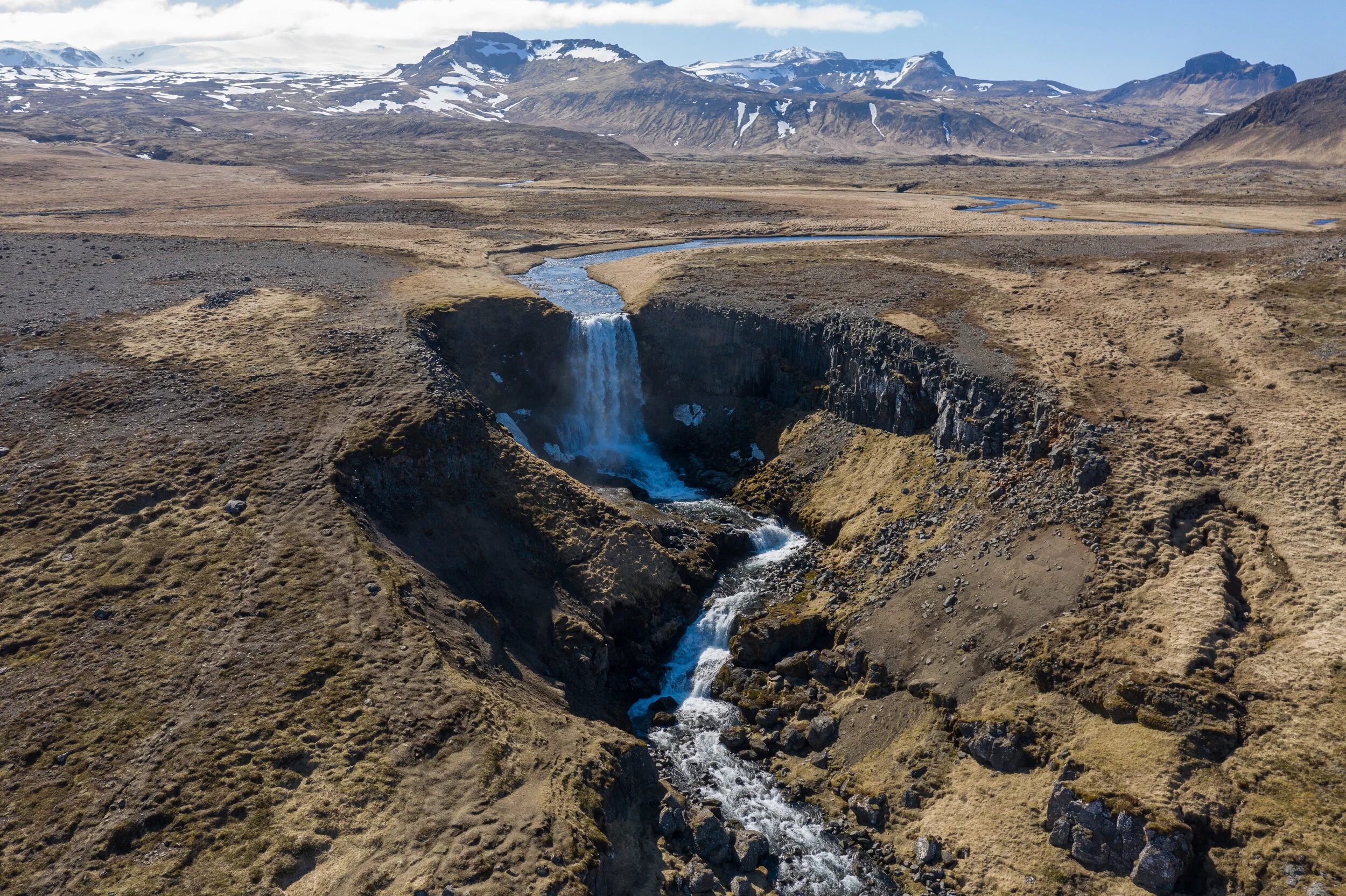 Svöðufoss in Laxá á Breið