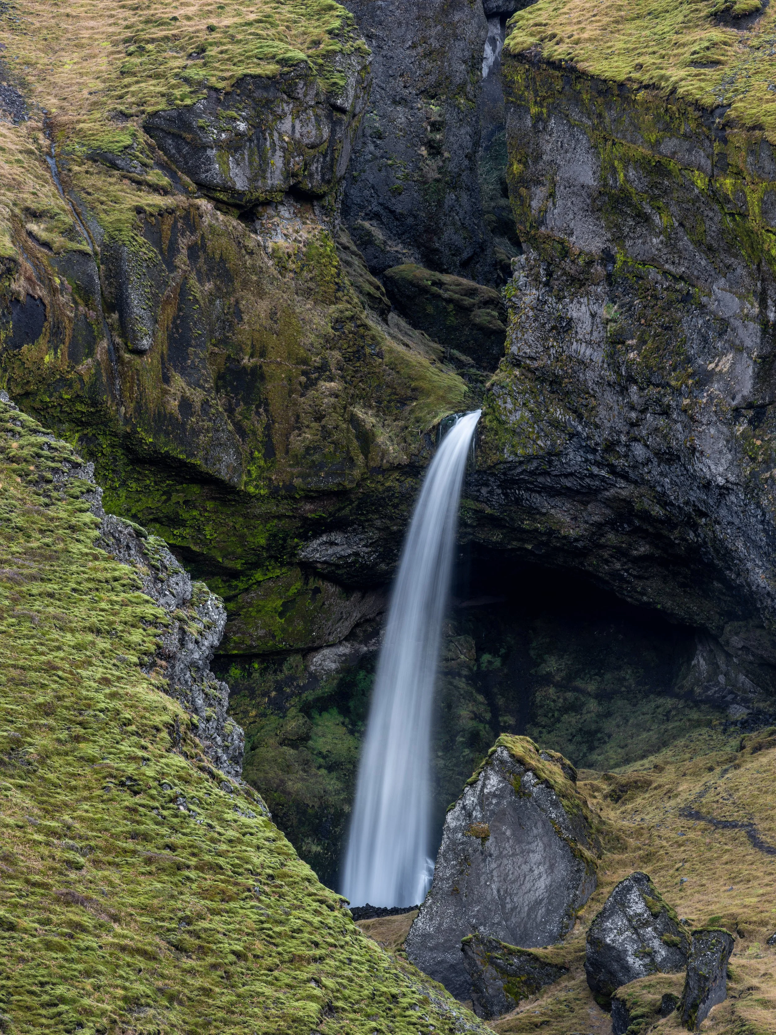 Waterfall near Miðtunga