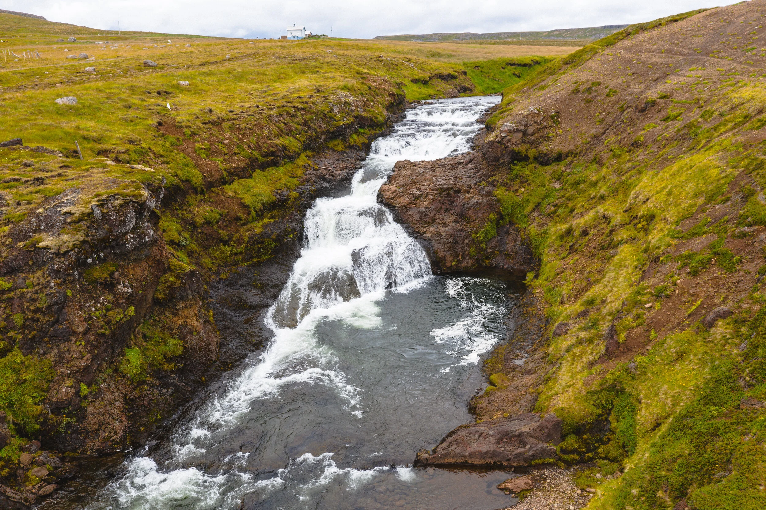 Waterfall in Fossá