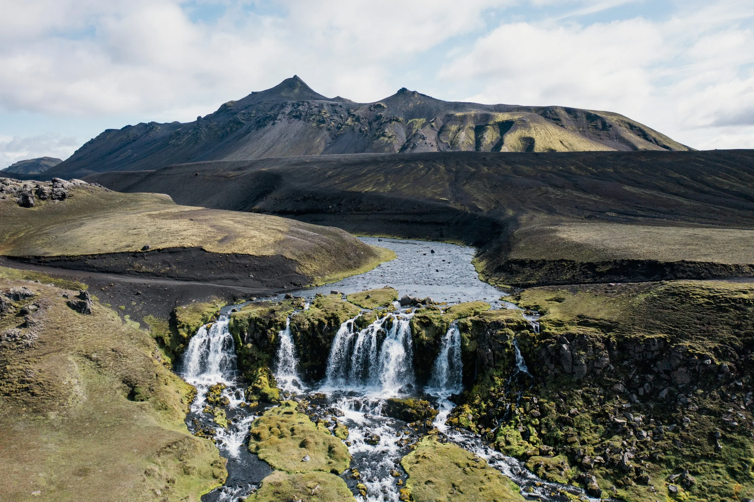 Bláfjallafoss in Bláfjallakvísl