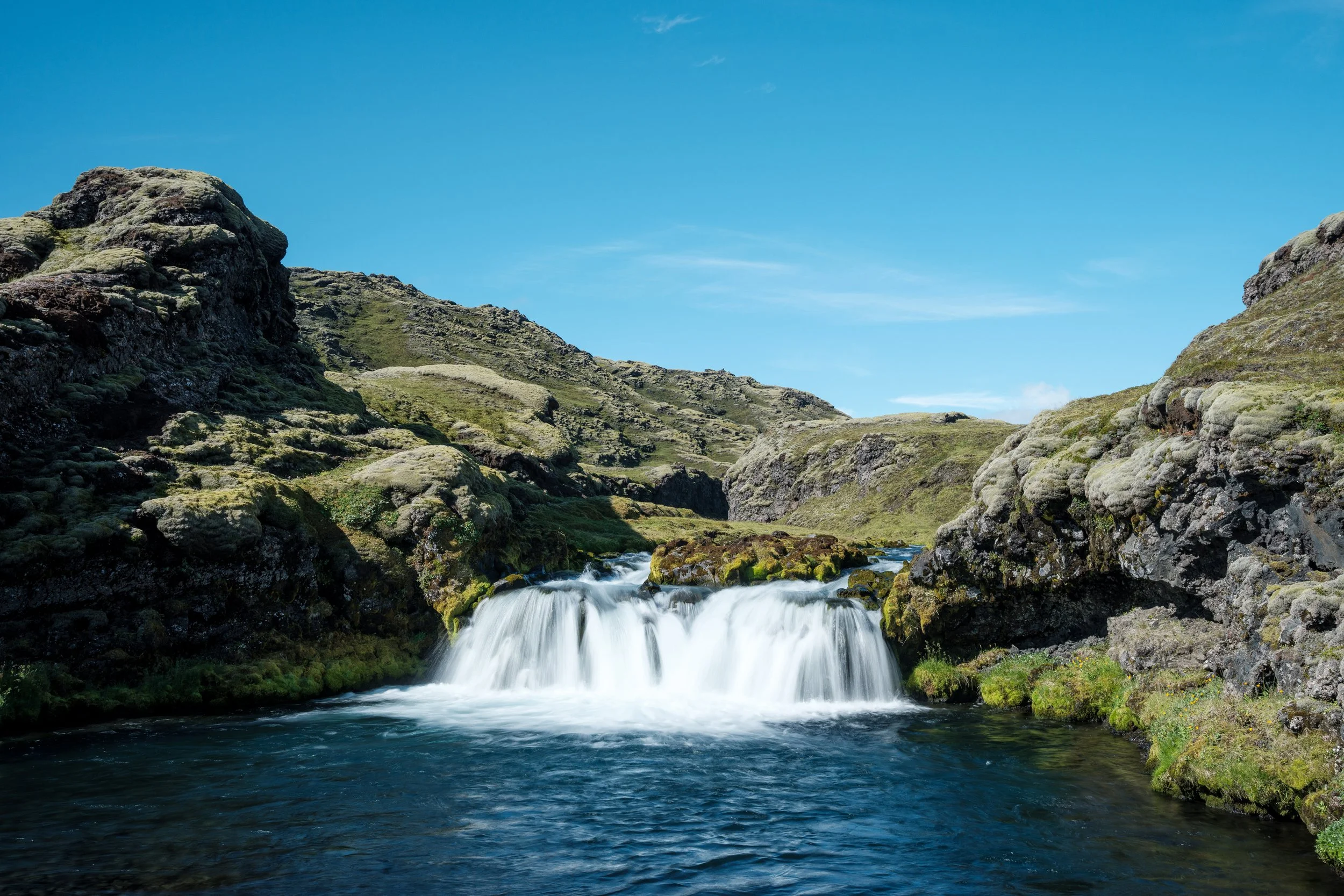 Waterfall in Stangakvísl