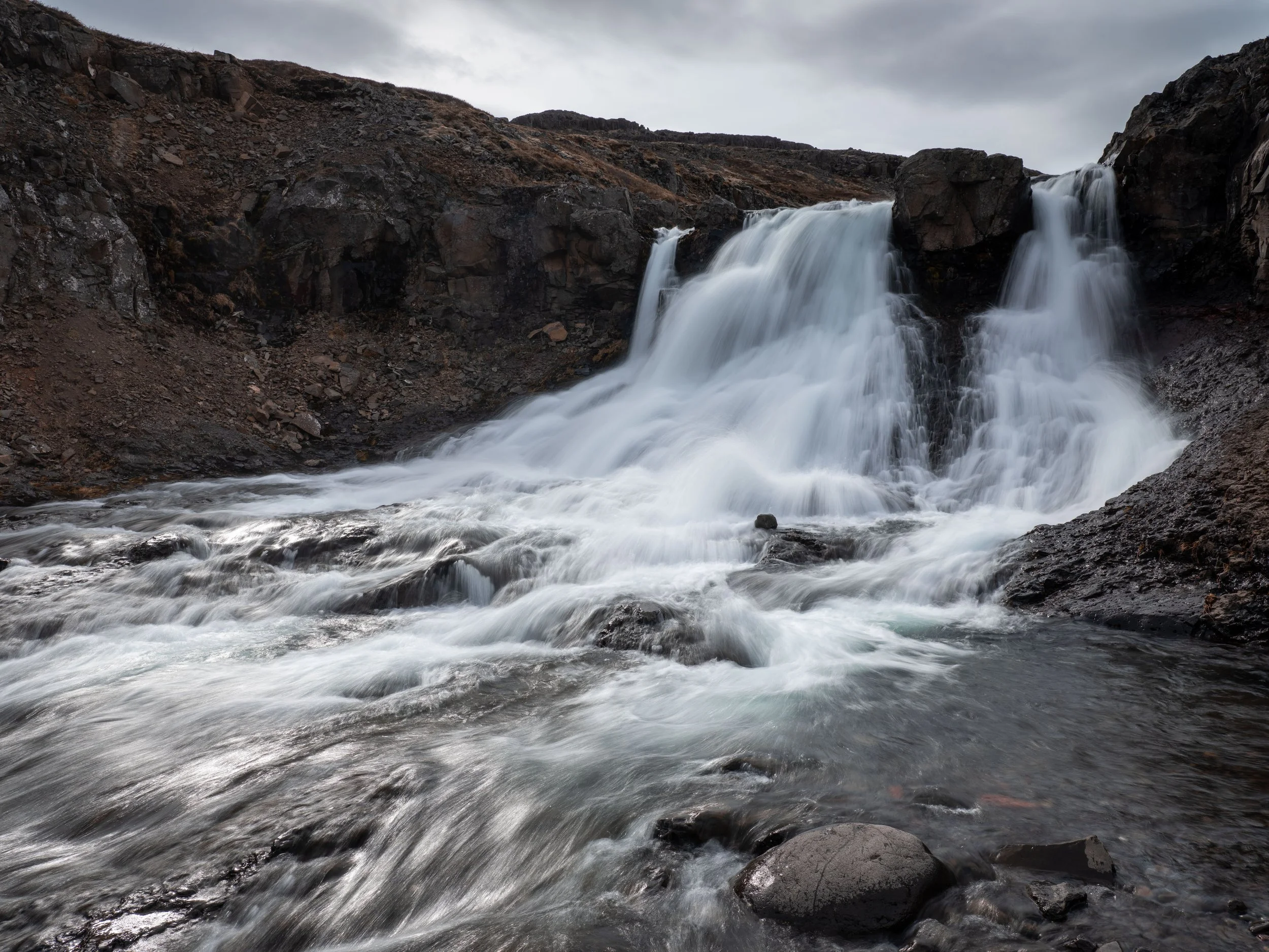 Waterfall in Frakkadalsá