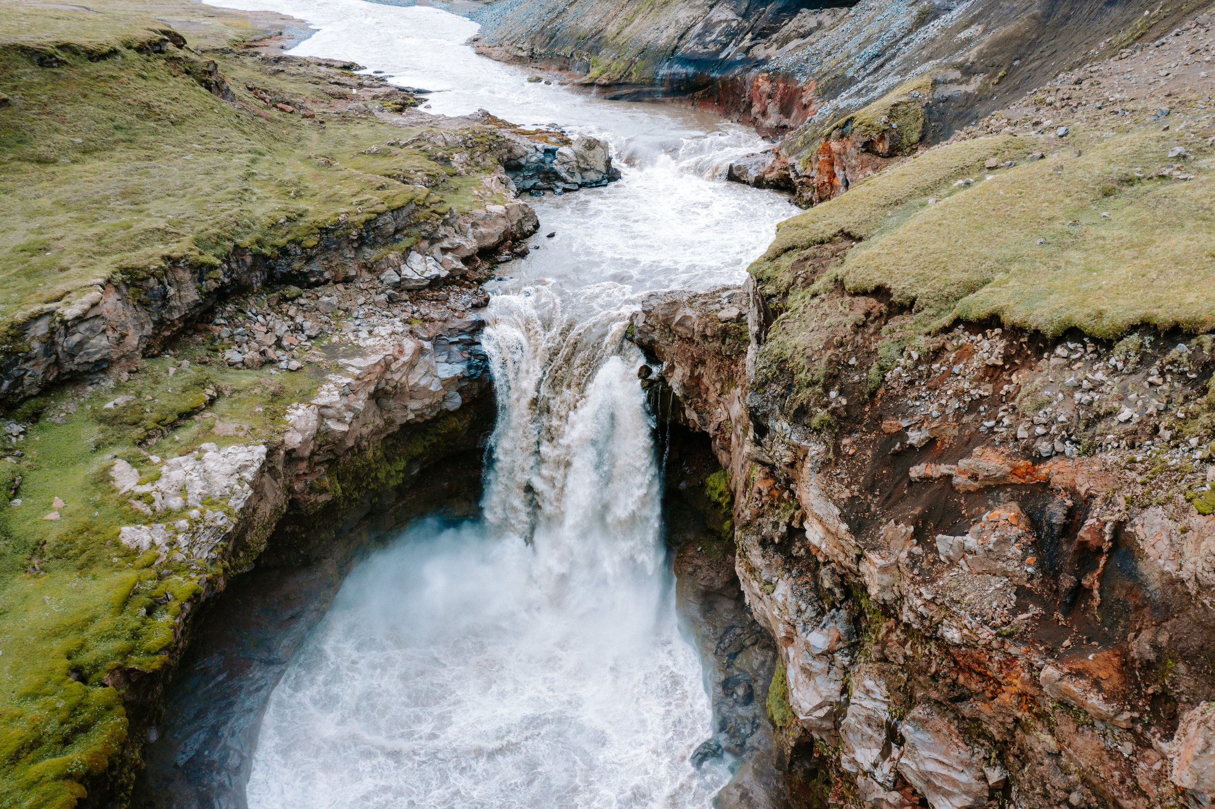 Waterfall in Markárfljót