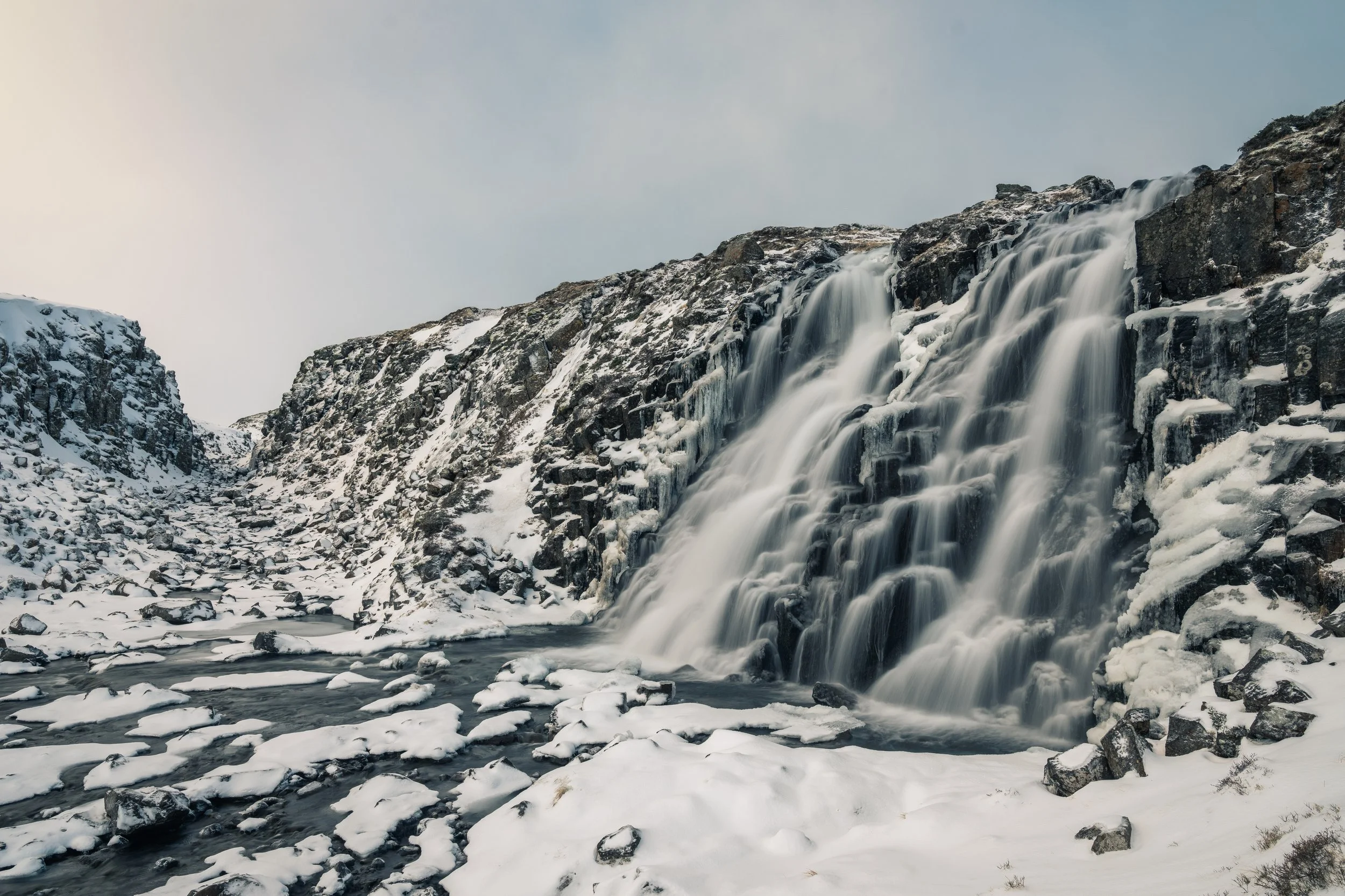 Waterfall in Þvergil