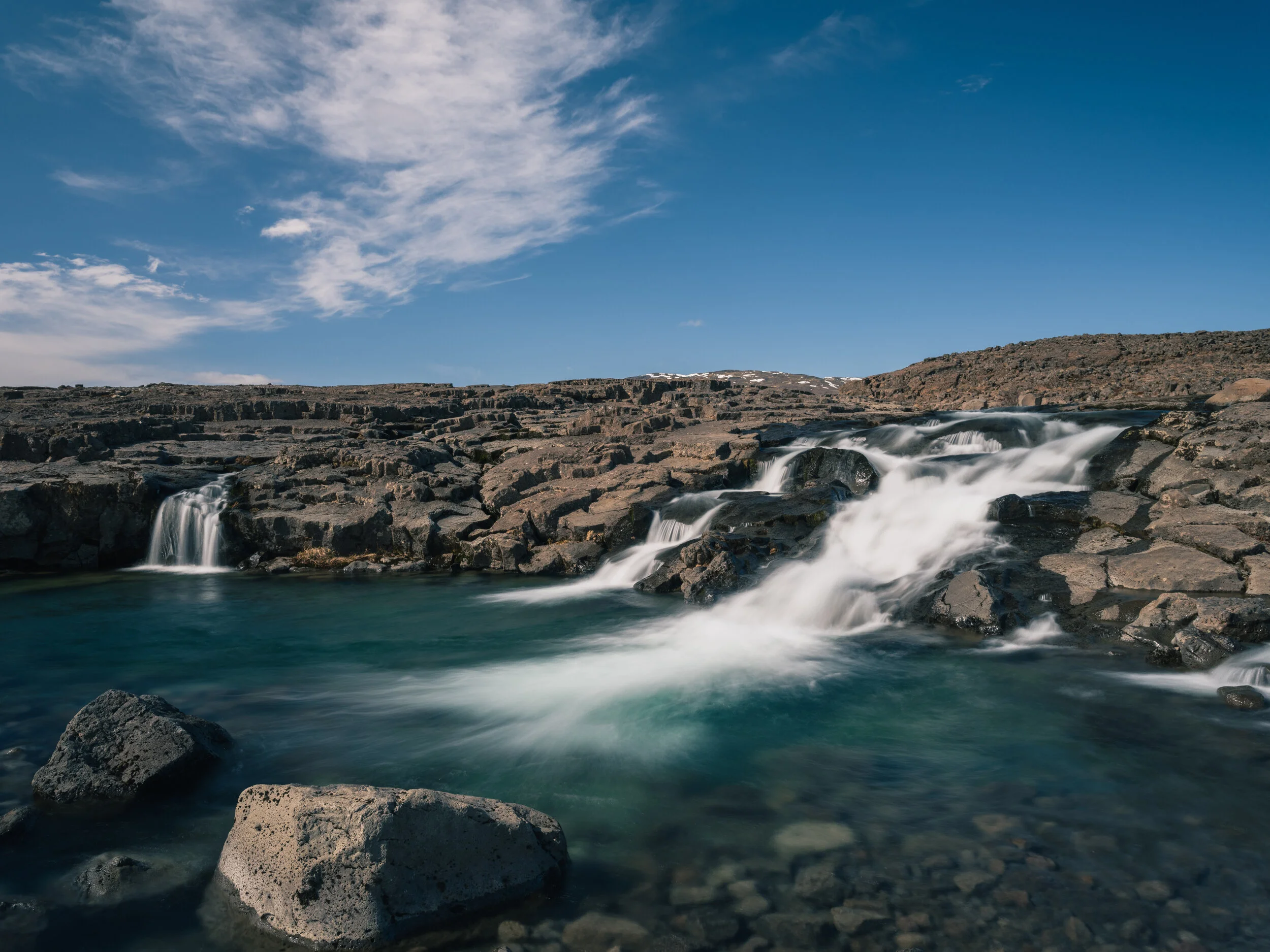 Waterfall in Sandvatnskvísl