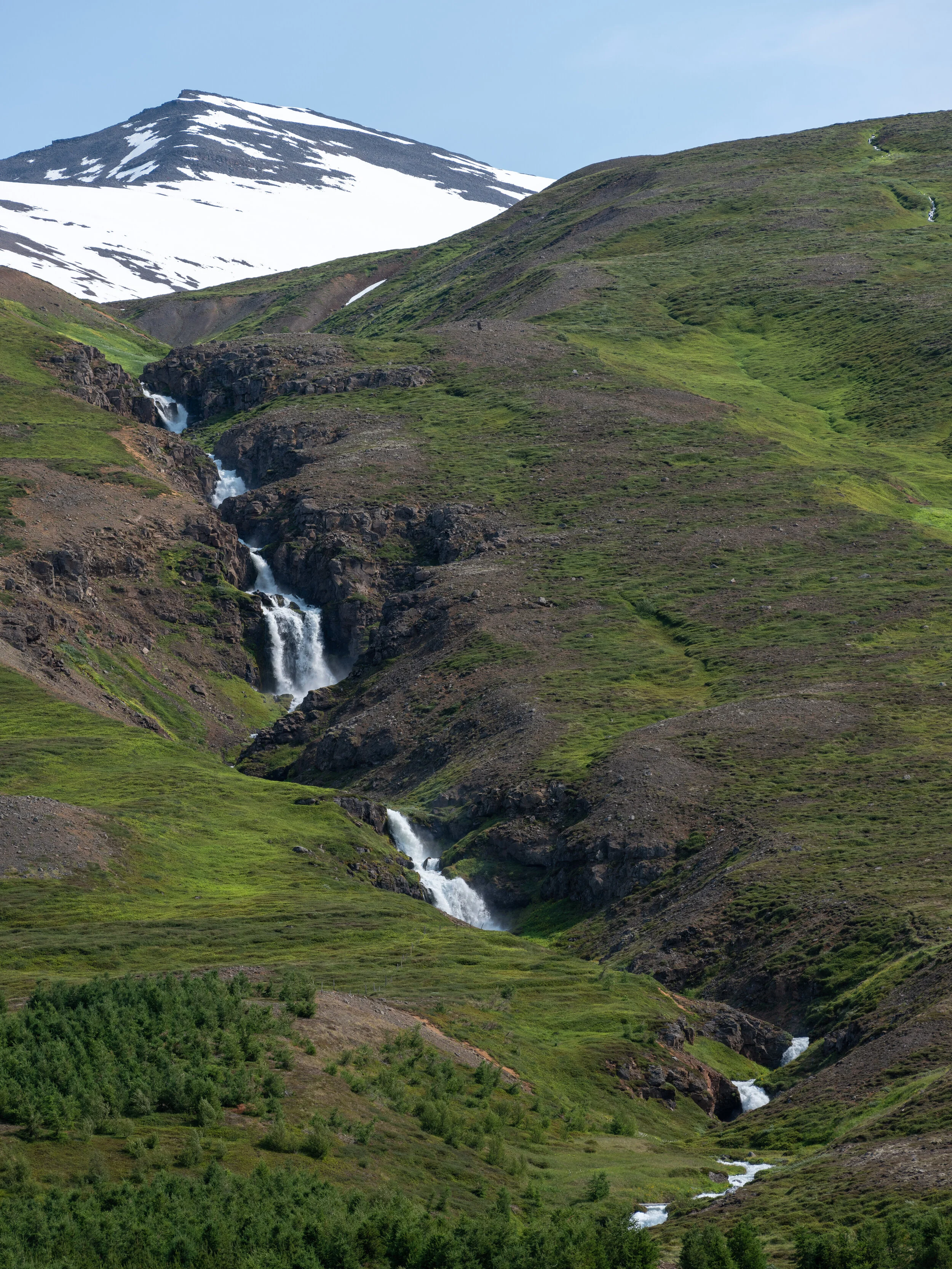 Waterfalls in Ytri-Sæluá