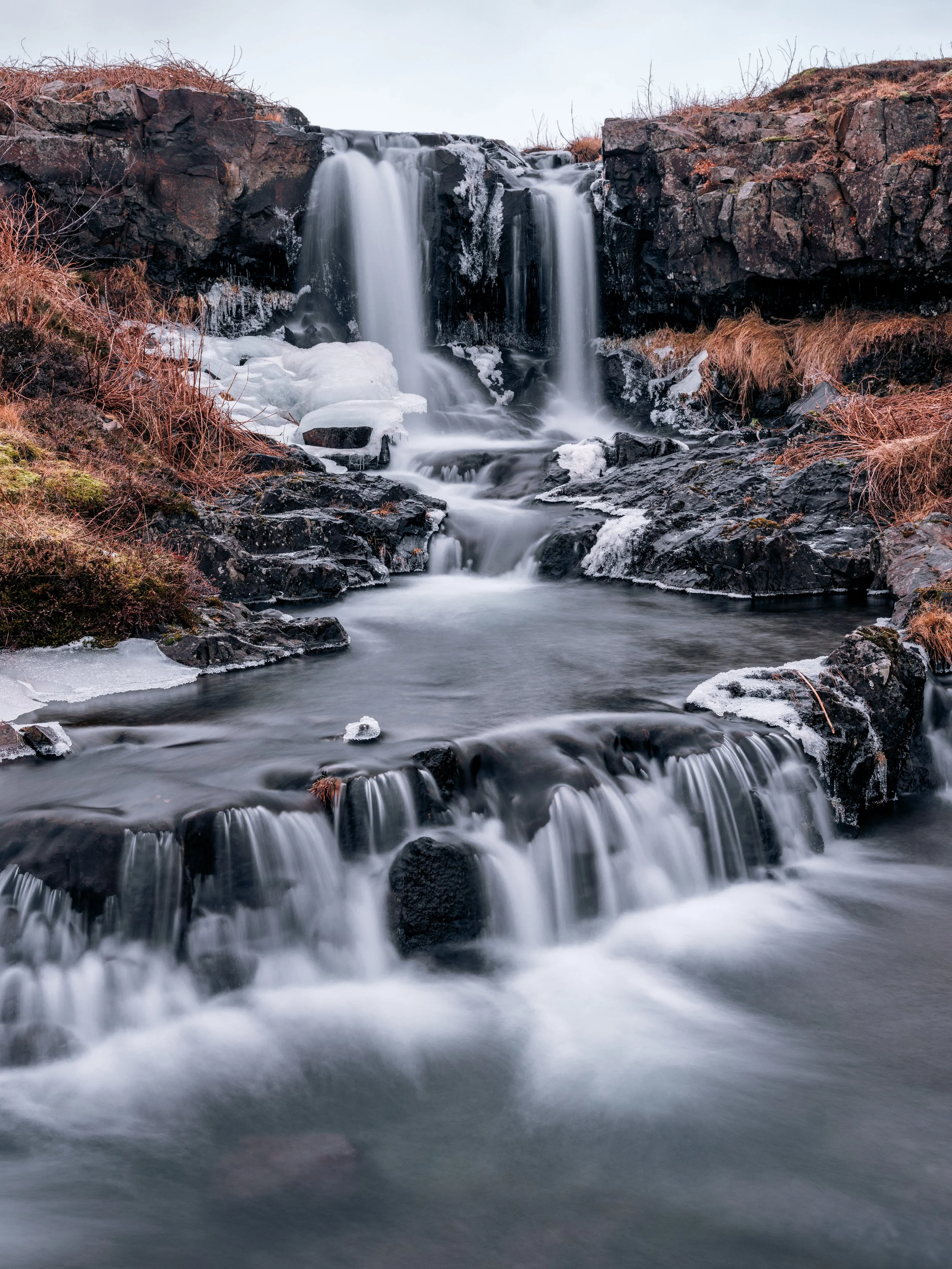 Waterfall in Saurbæjará