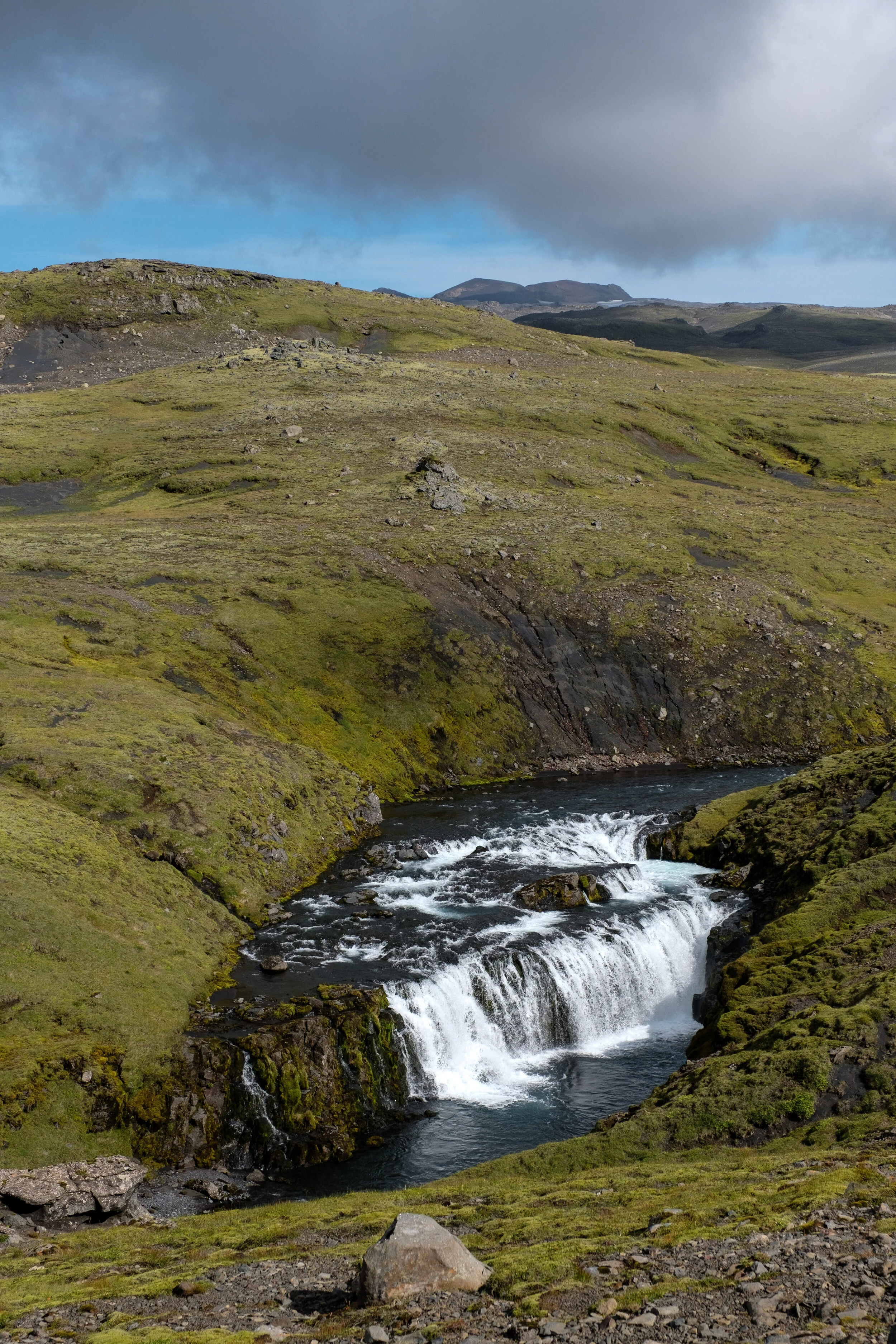Waterfall in Skógá