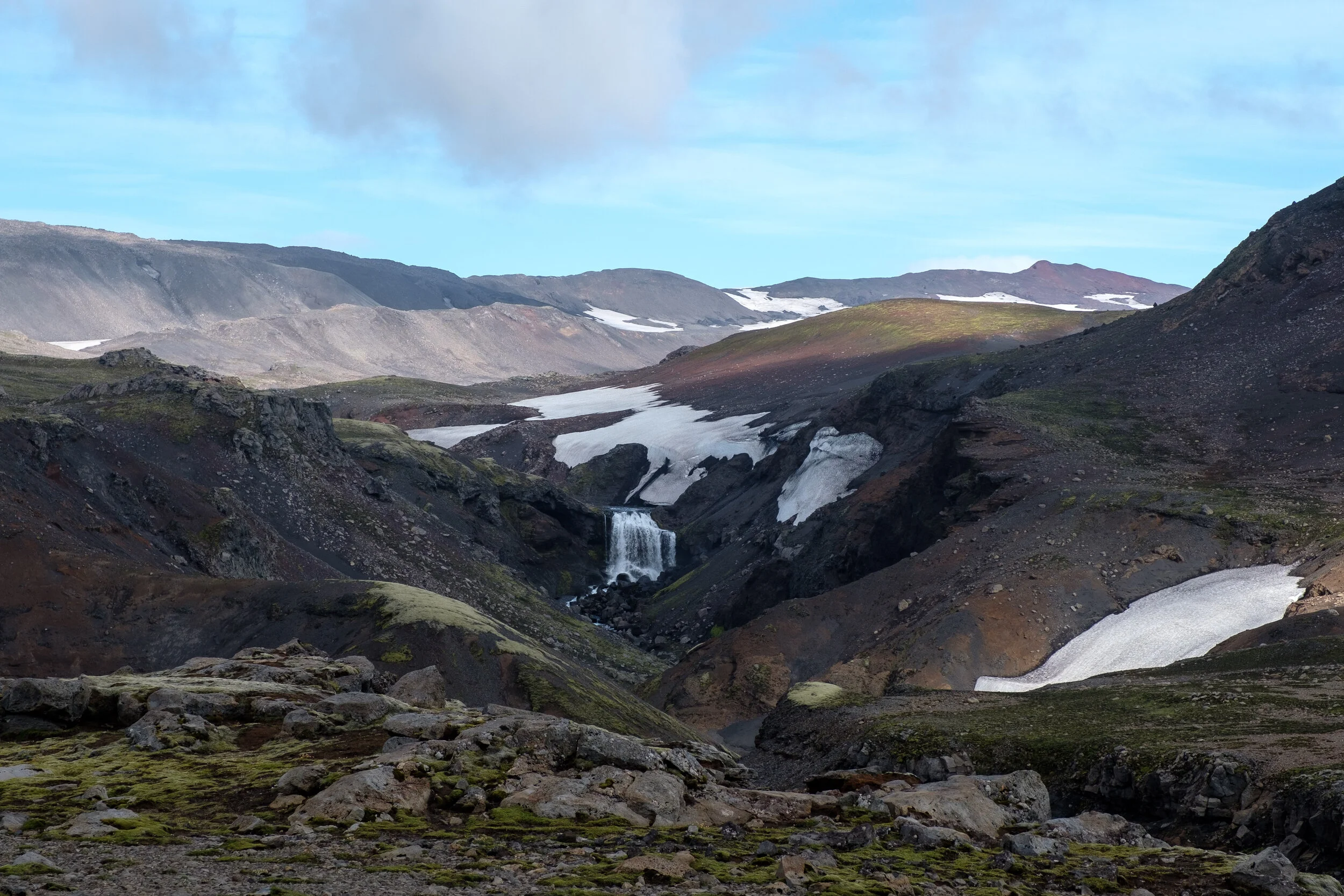 Waterfall in Skógá