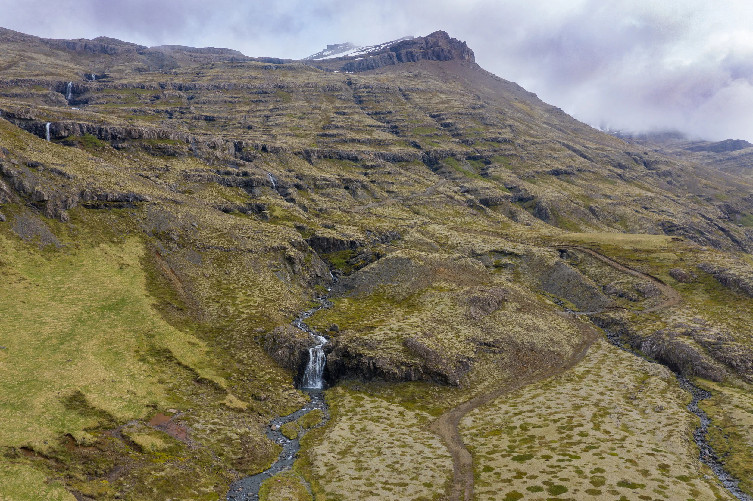 Waterfalls in Hvammsá