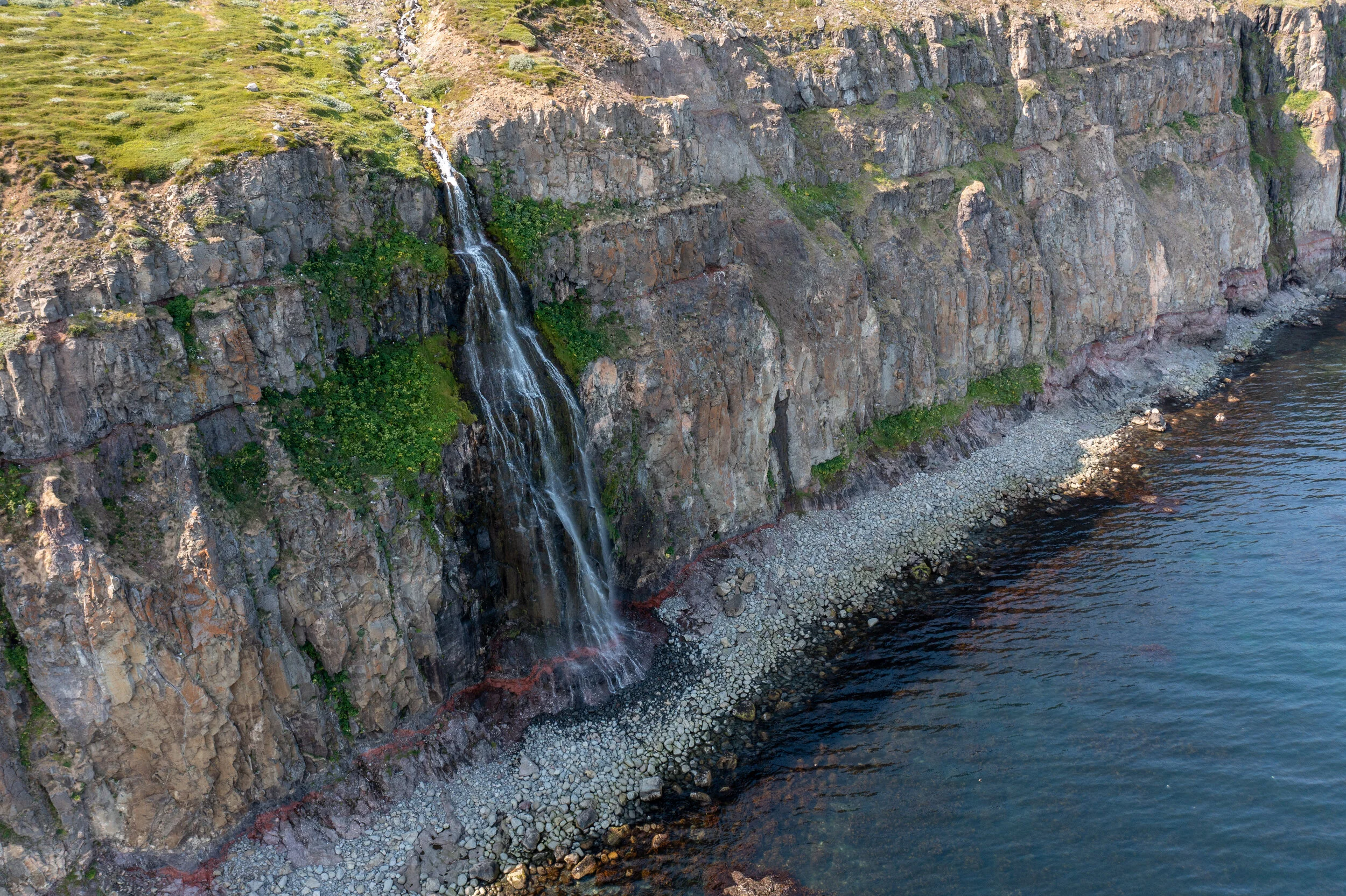 Waterfall in Skötulækur