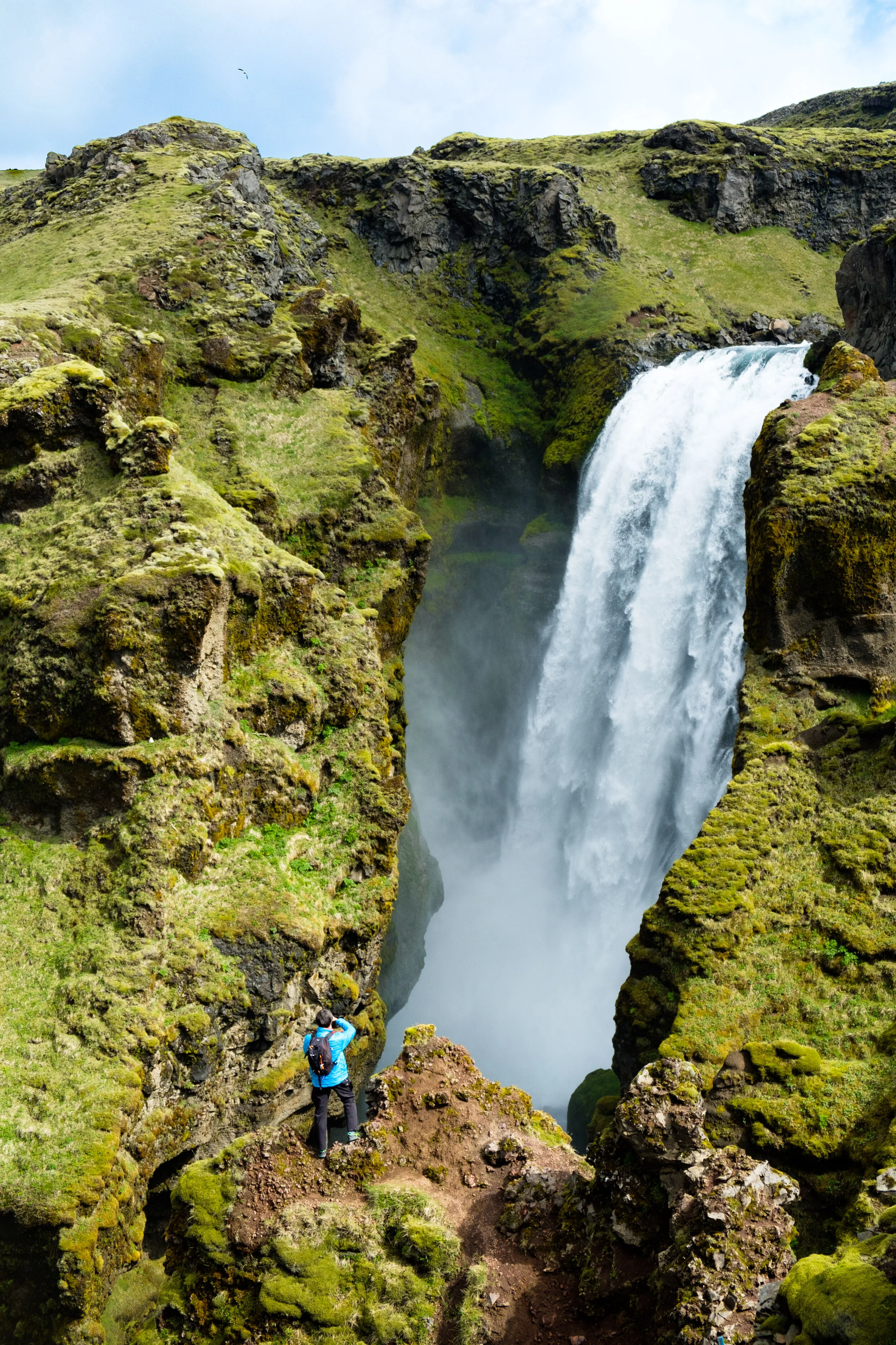 Skálabrekkufoss in Skógá