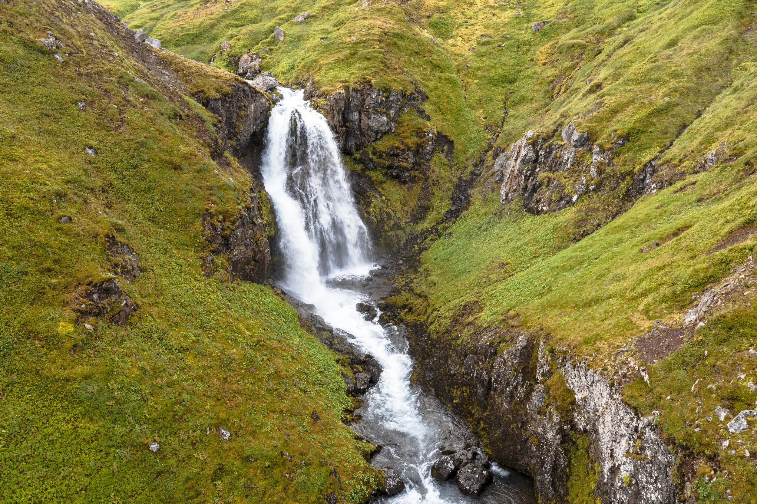 Waterfall in Fjarðará