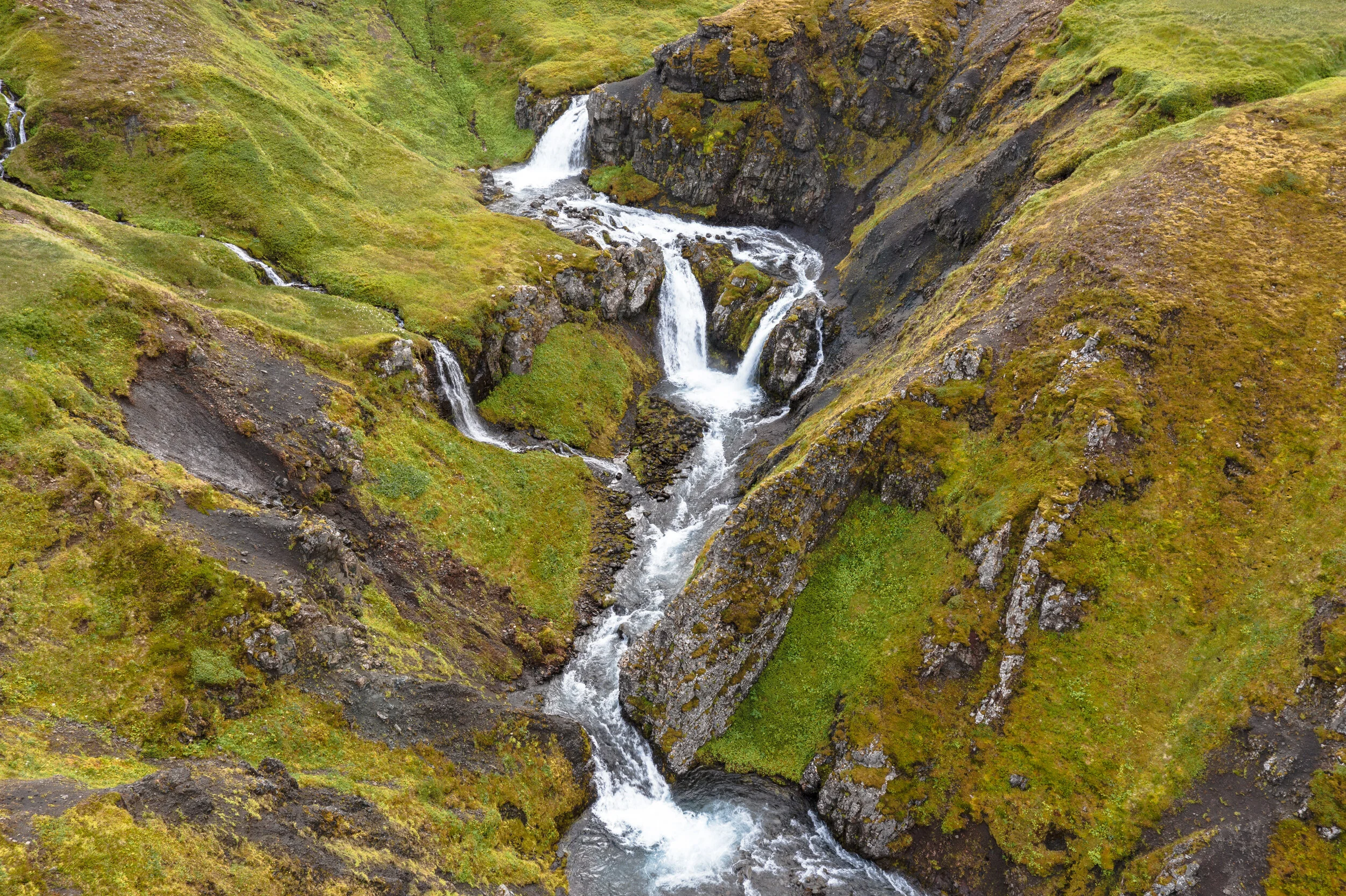 Waterfall in Fjarðará