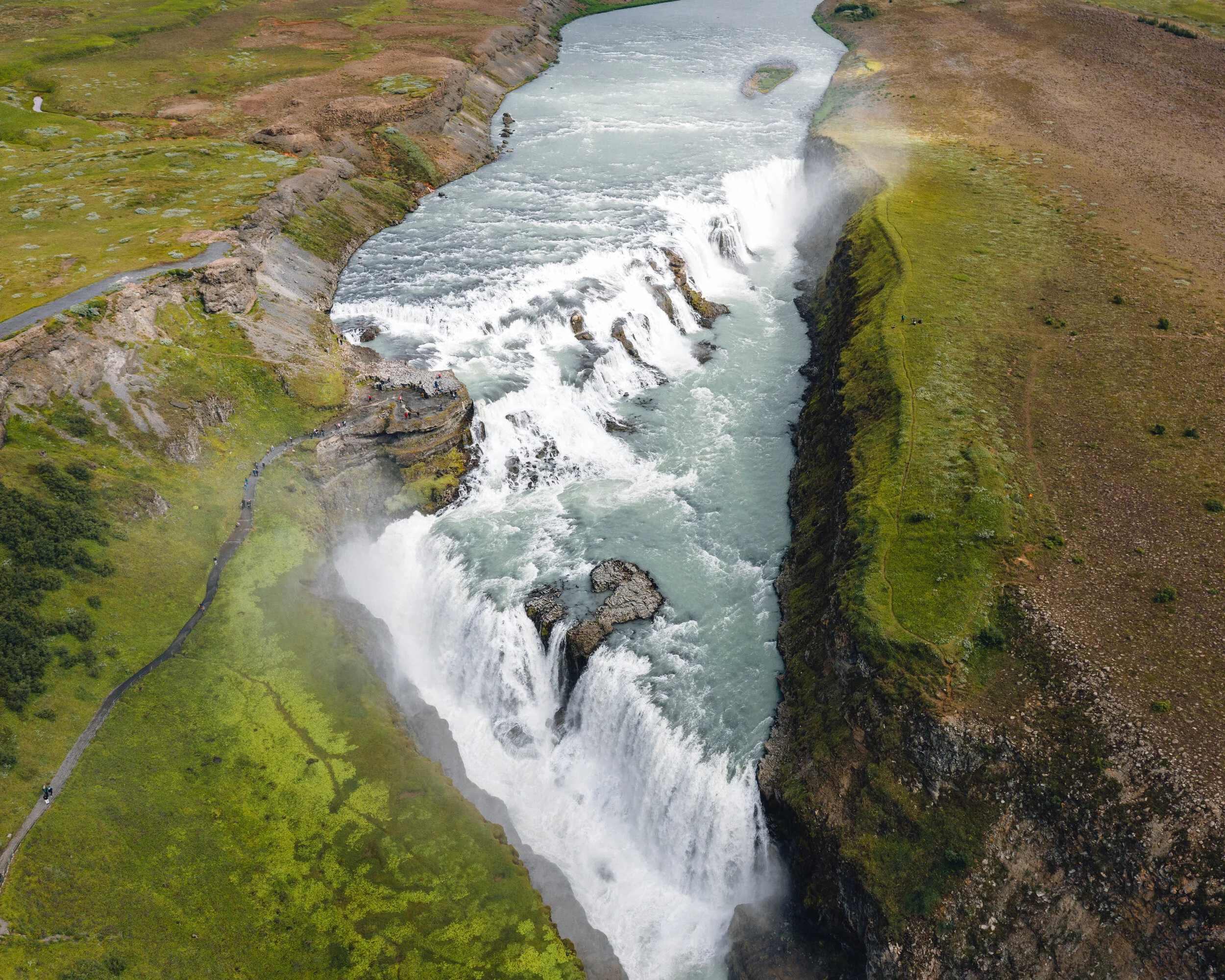 Gullfoss in Hvítá