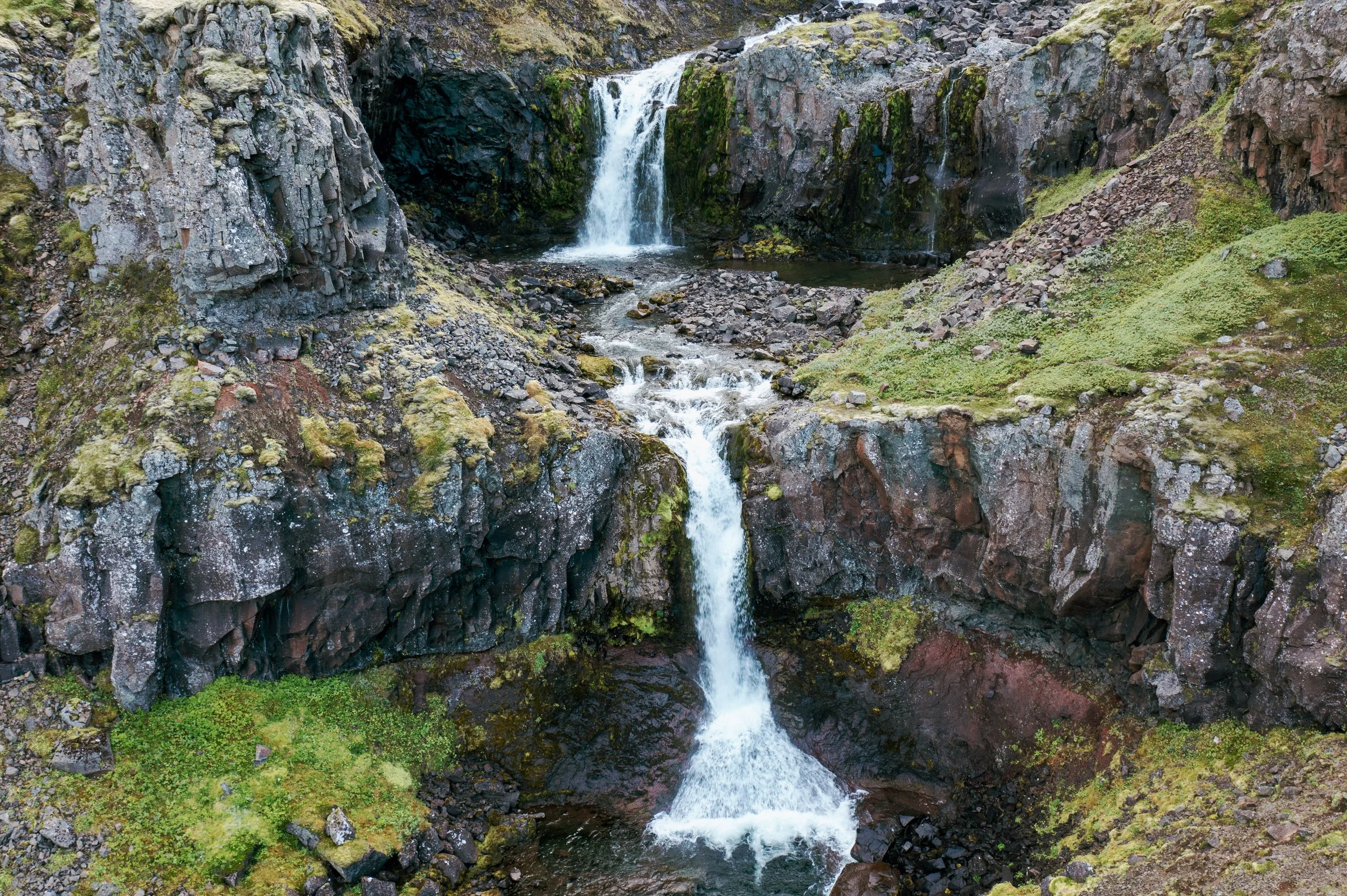 Klifbrekkufossar in Fjarðará - 2 and 3