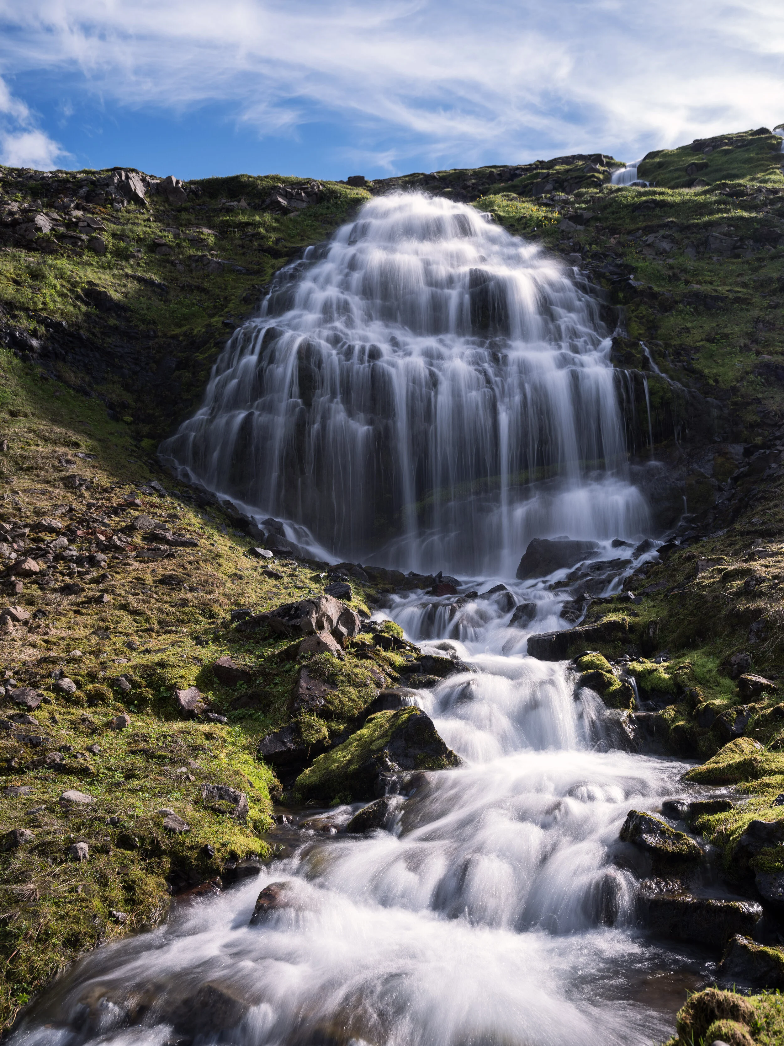 Waterfall in Skútudalur