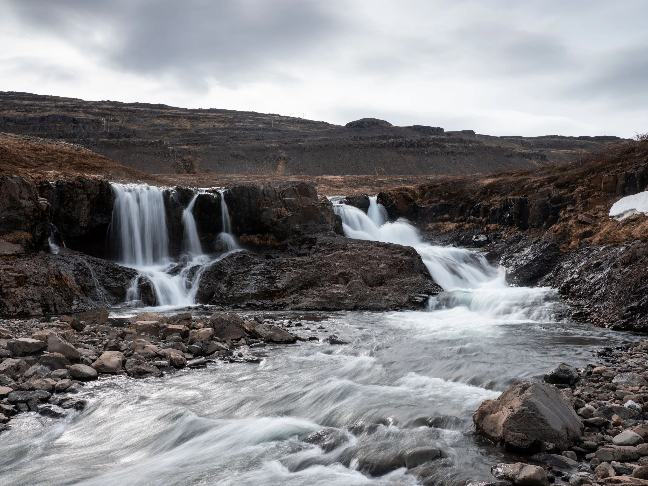 Waterfall in Frakkadalsá