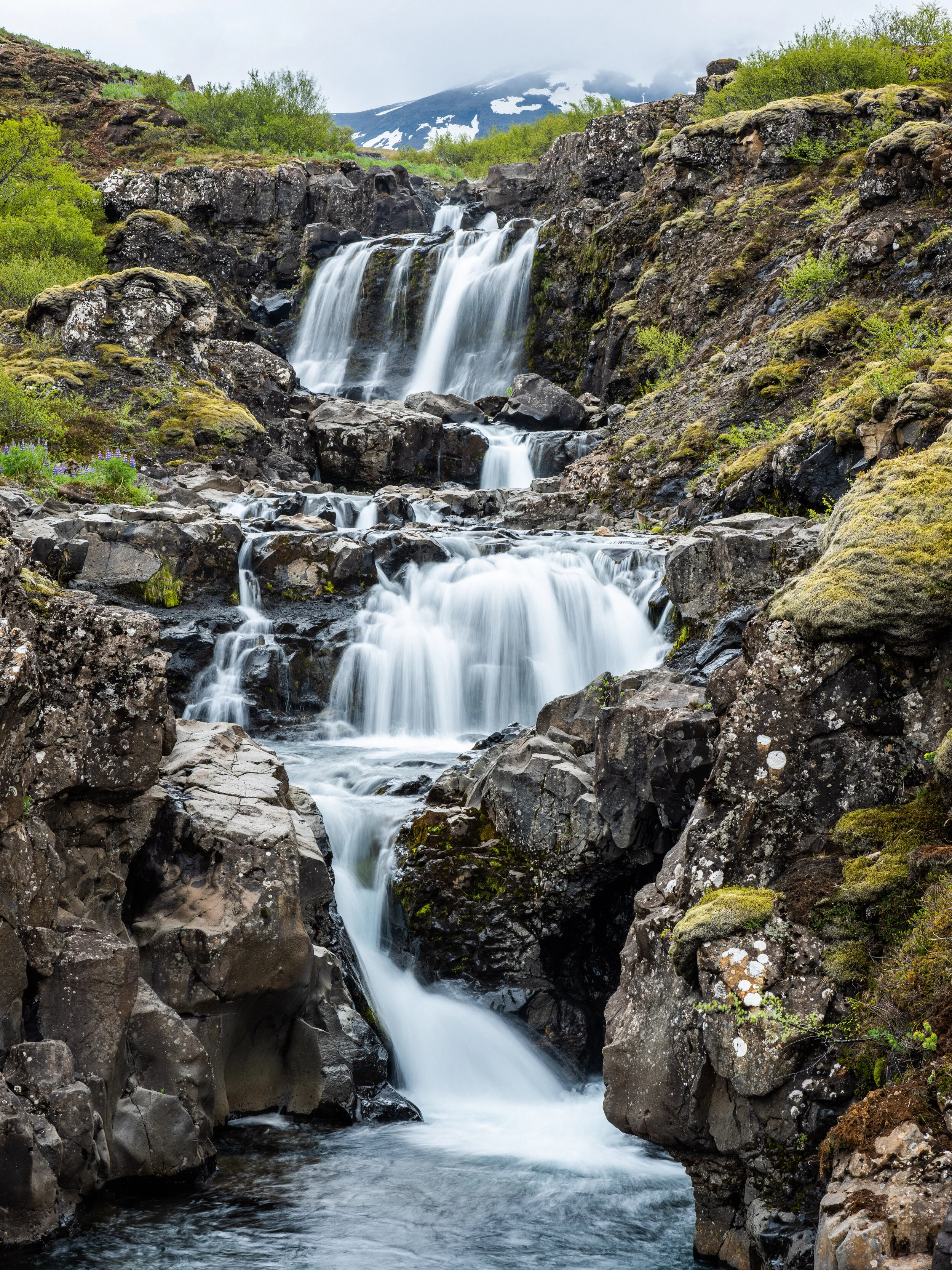Waterfalls in Hvalskarðsá