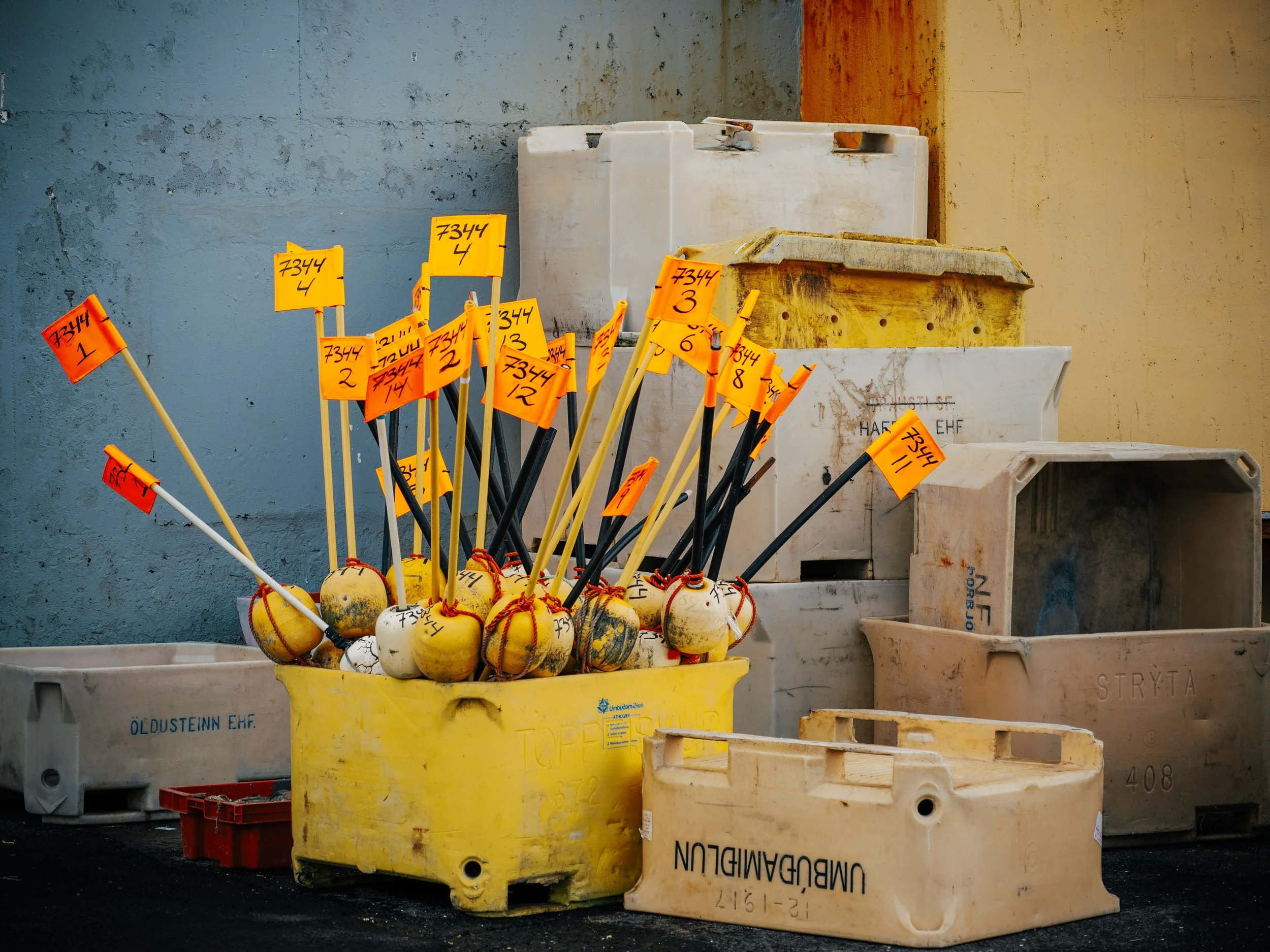 Fishing gear in Ólafsfjörður