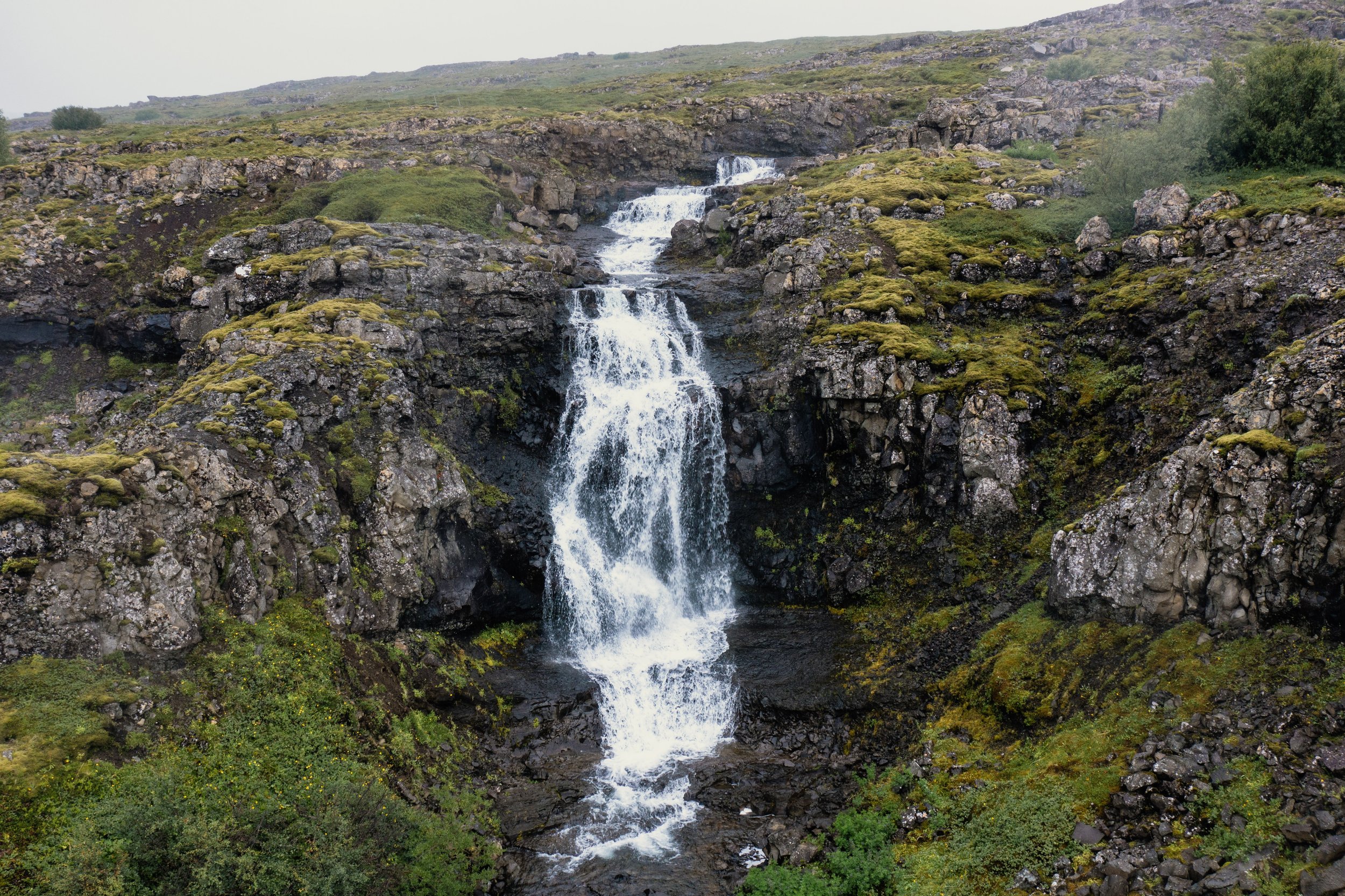 Lower waterfall in Selgil
