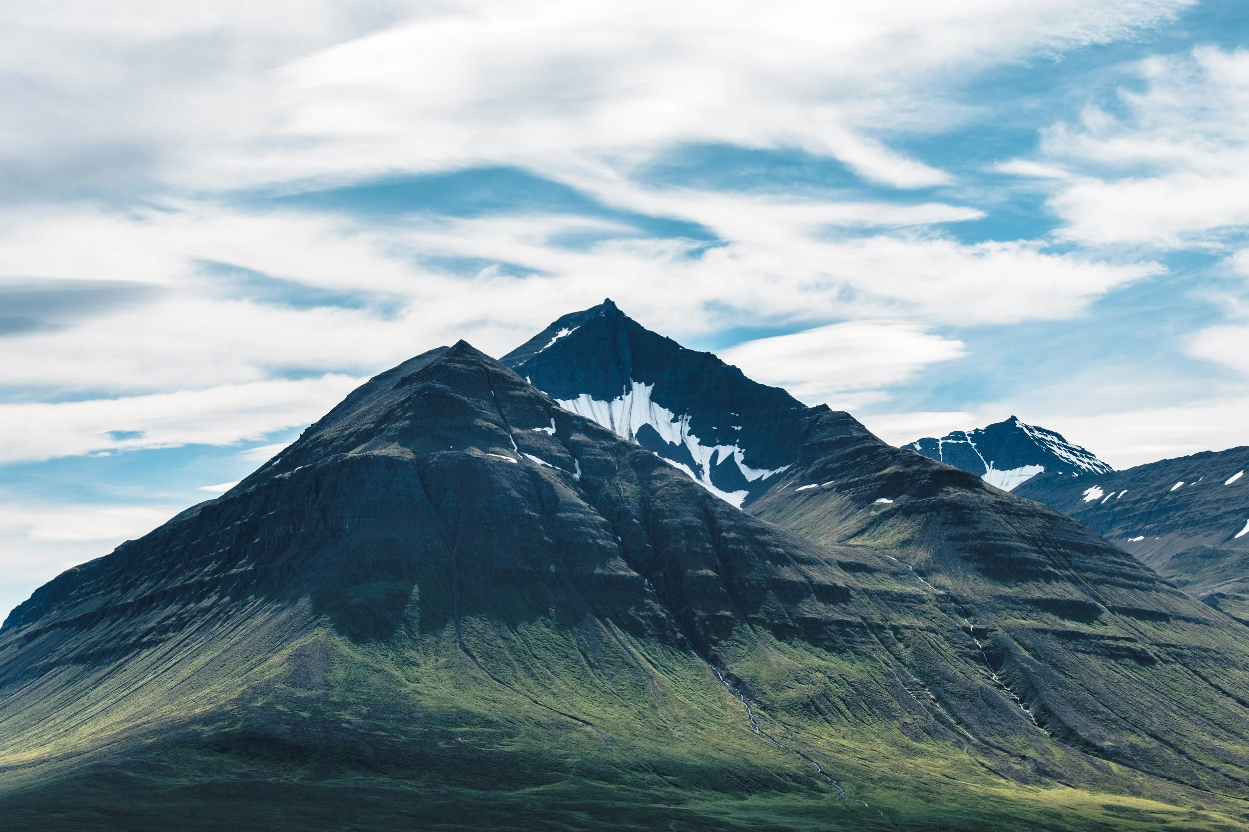 Stóll (near) and Kerling (far)