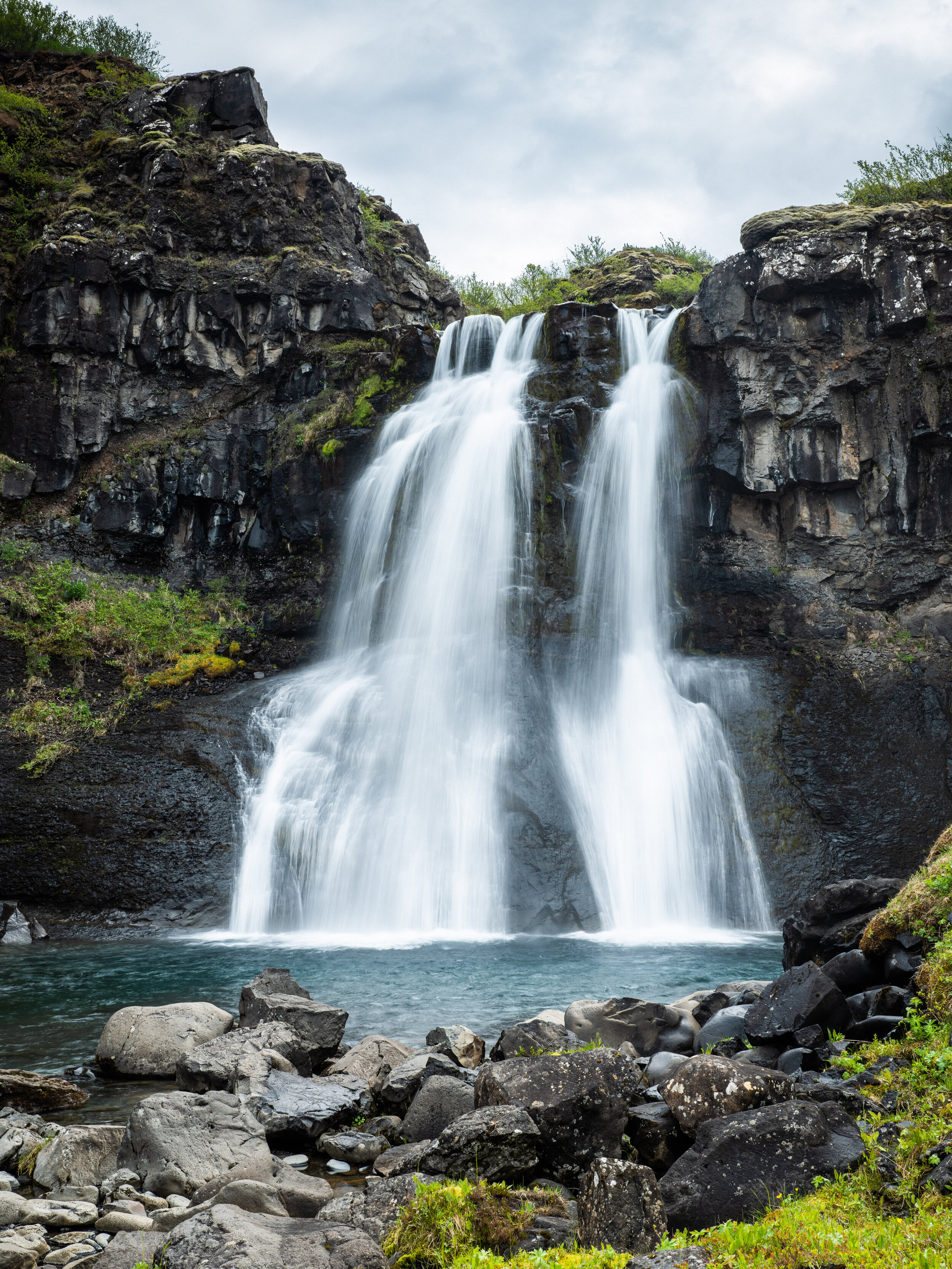 Waterfall in Hvalskarðsá