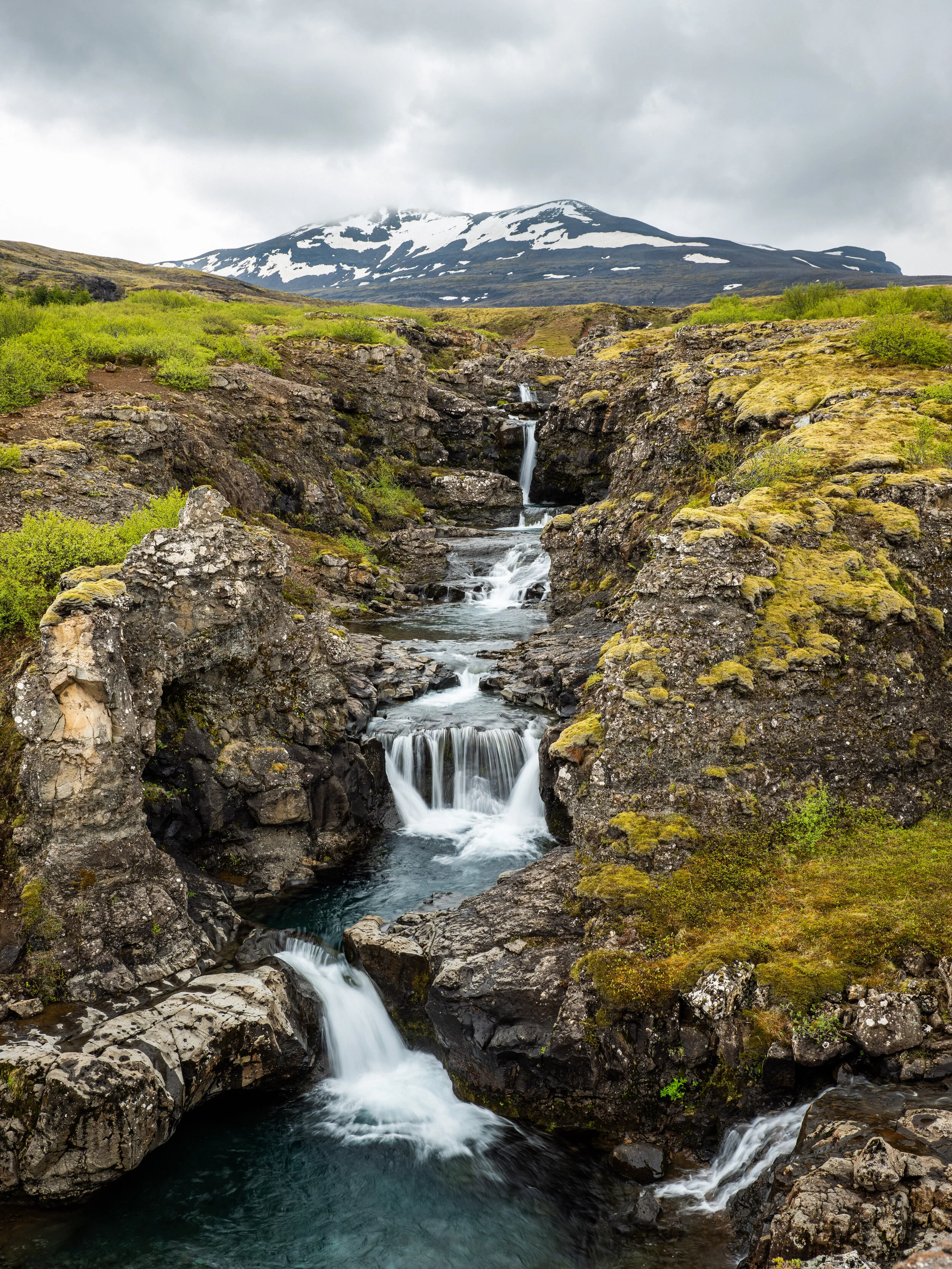 Waterfalls in Hvalskarðsá