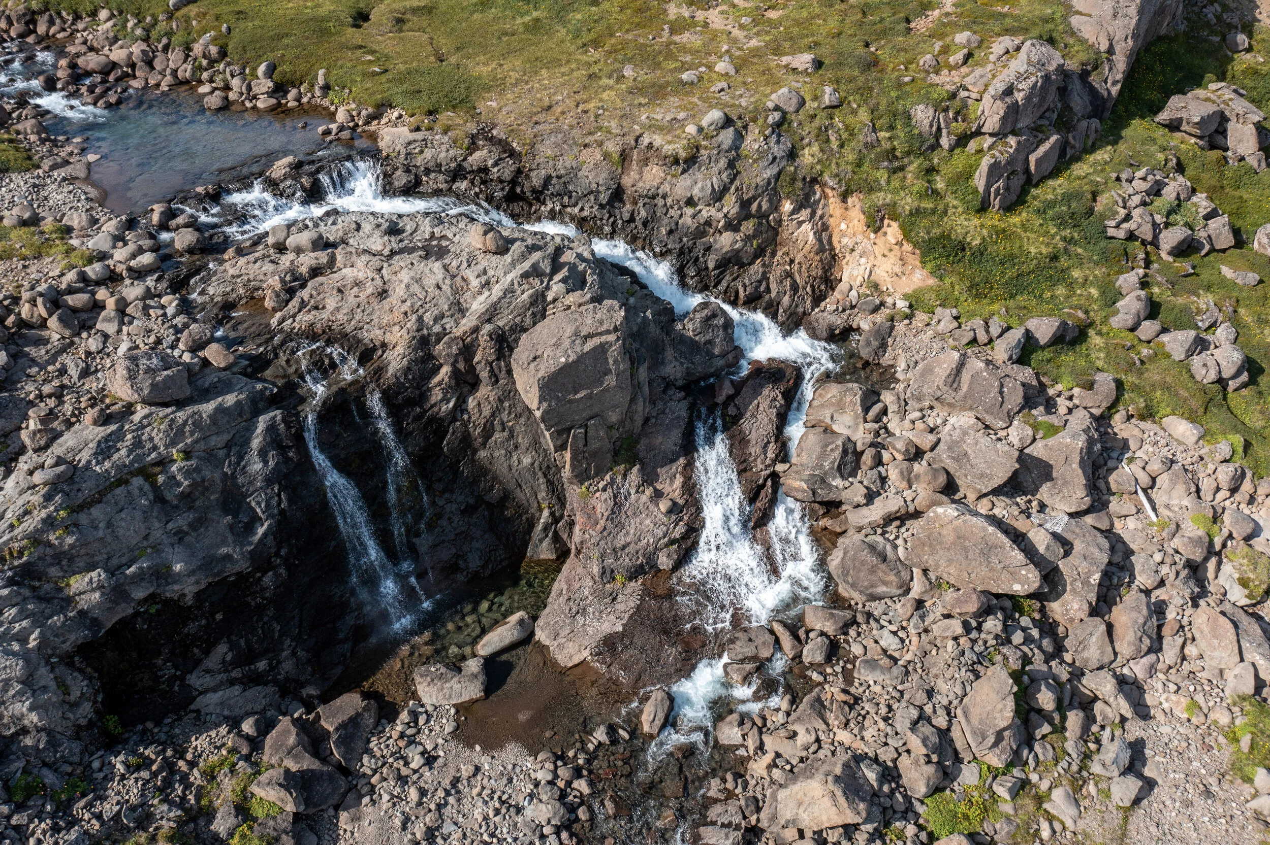 Waterfall in Brúará