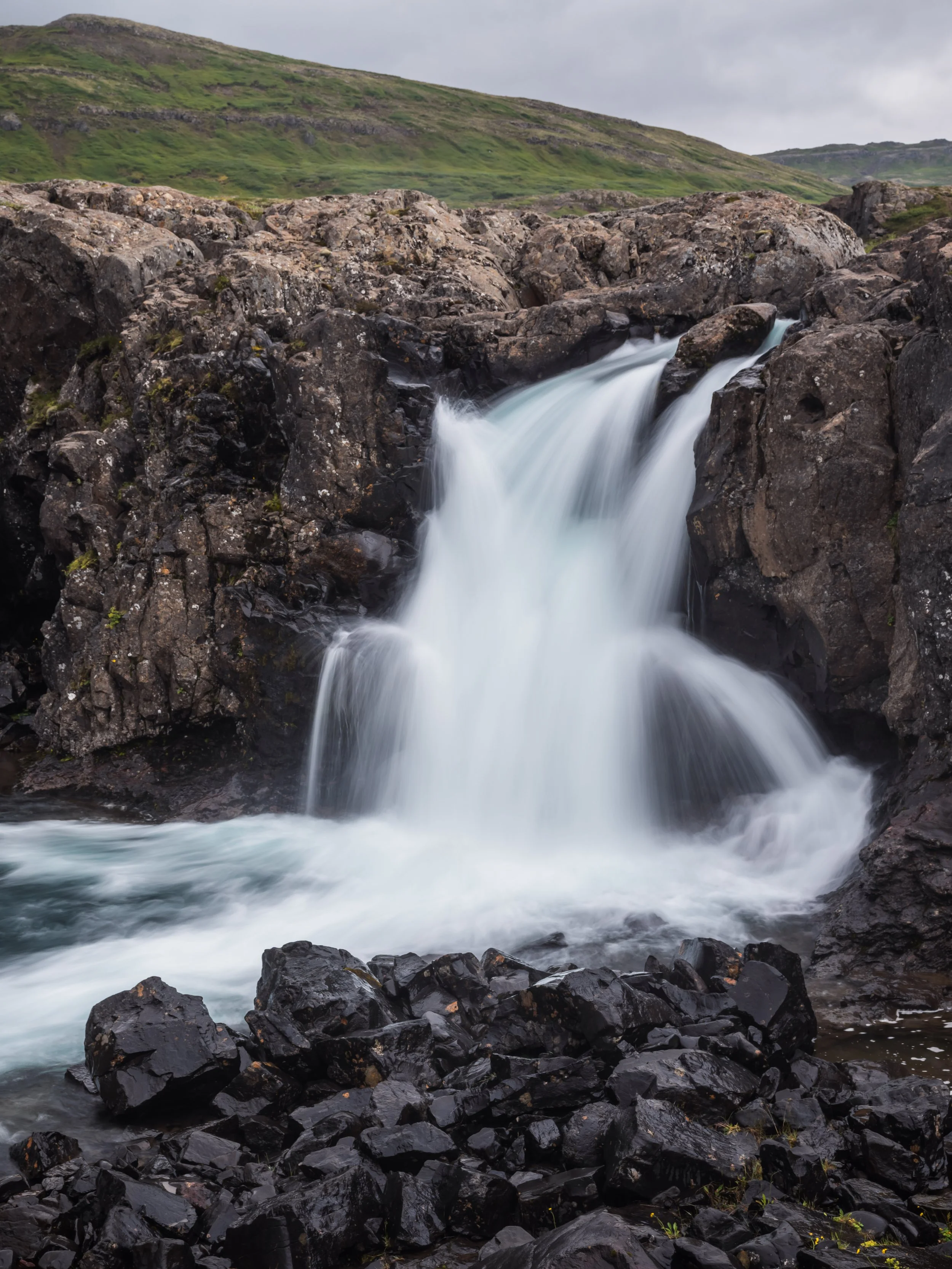 Waterfall in Fjarðará