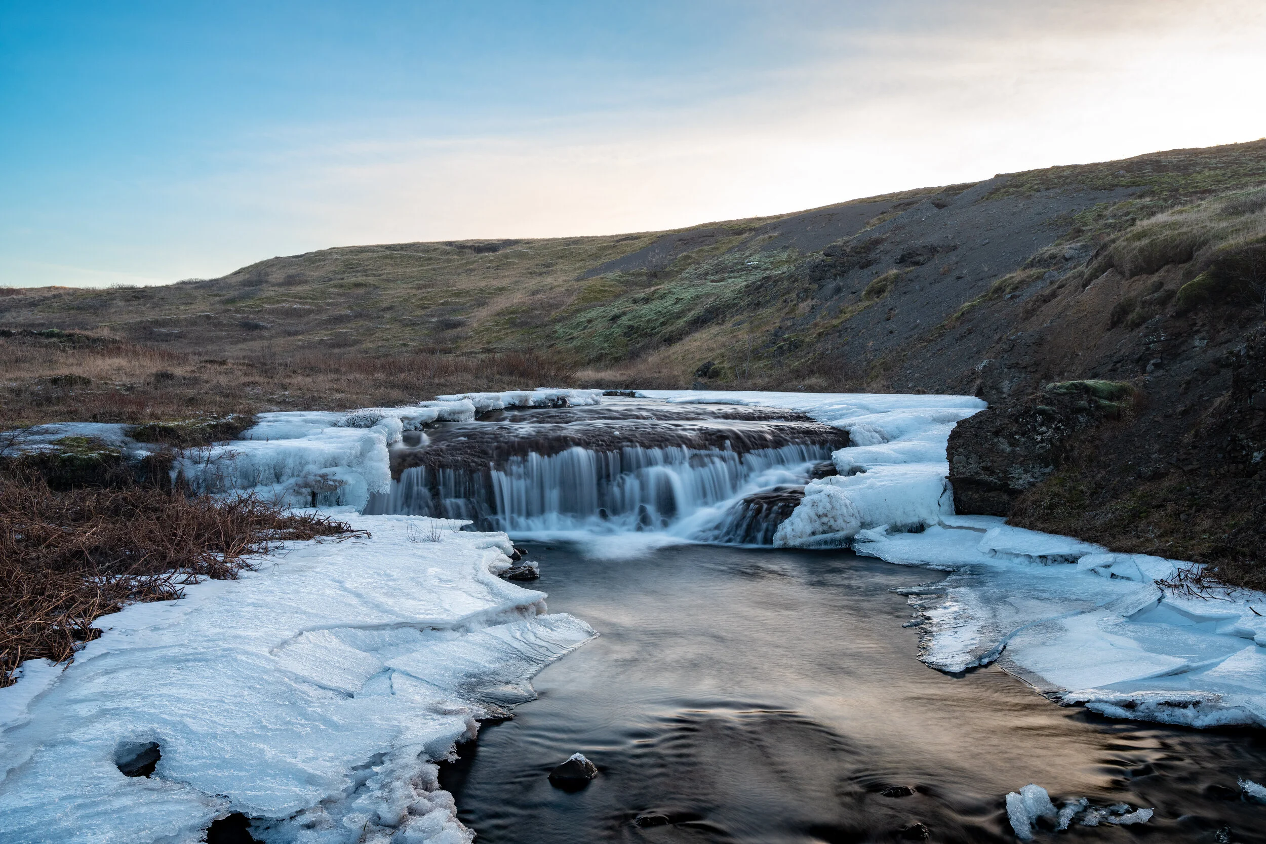 Waterfall in Brúará