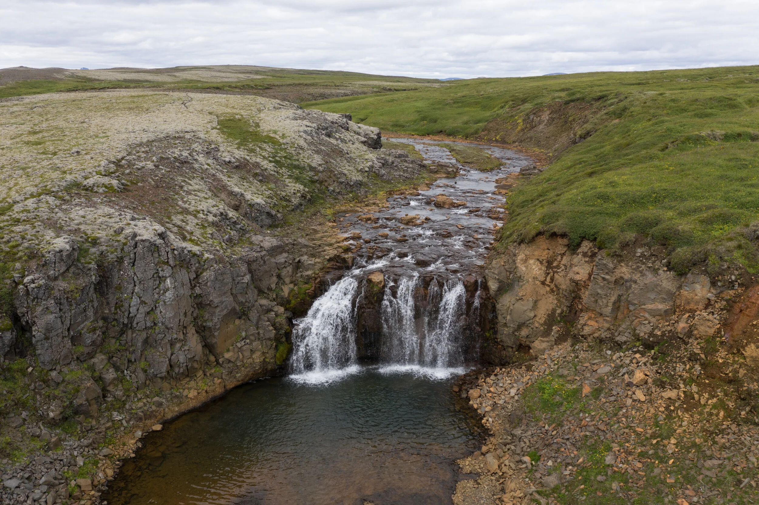 Hlíðarfoss in Fossá