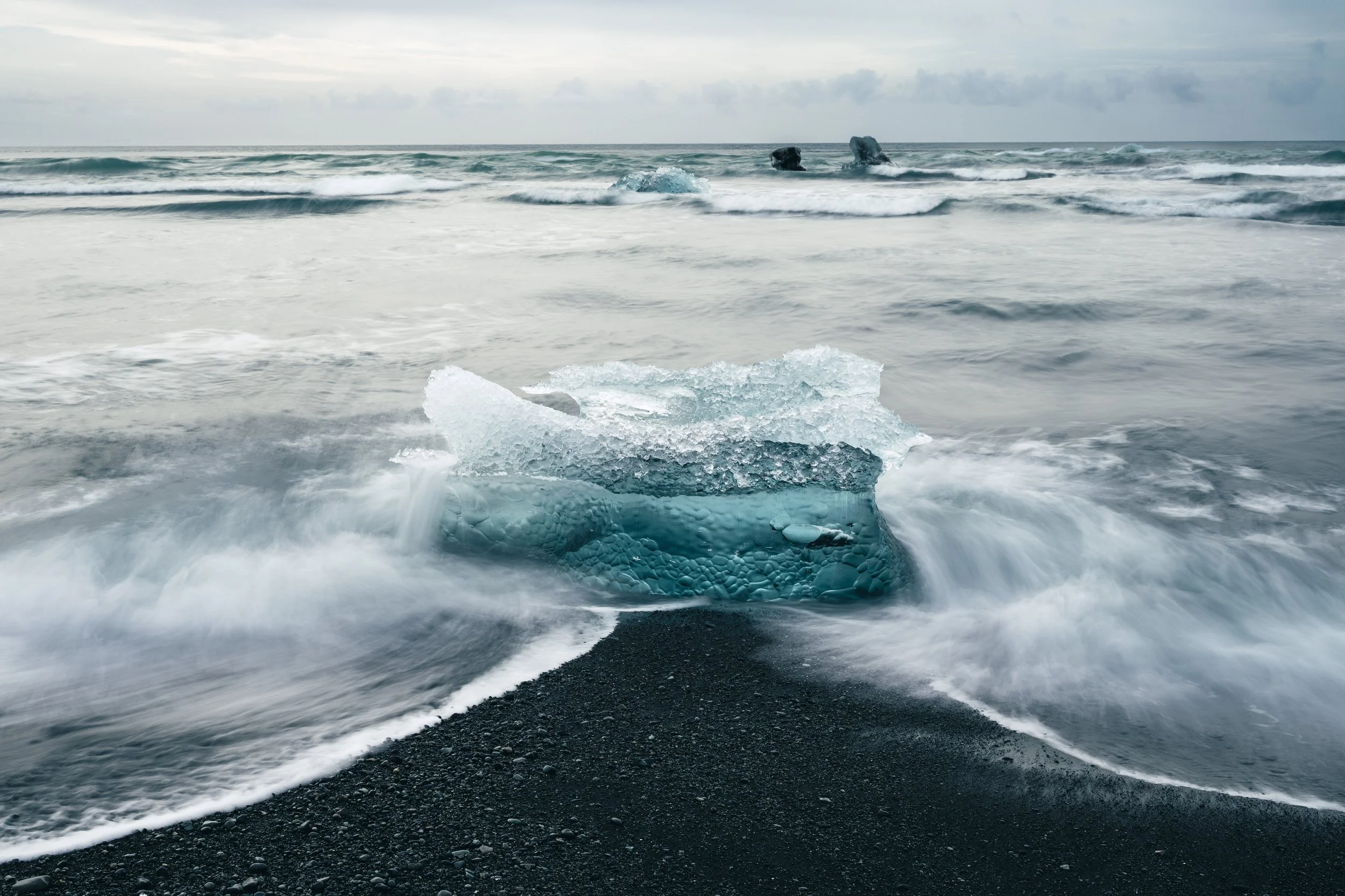 At Jökulsárlón