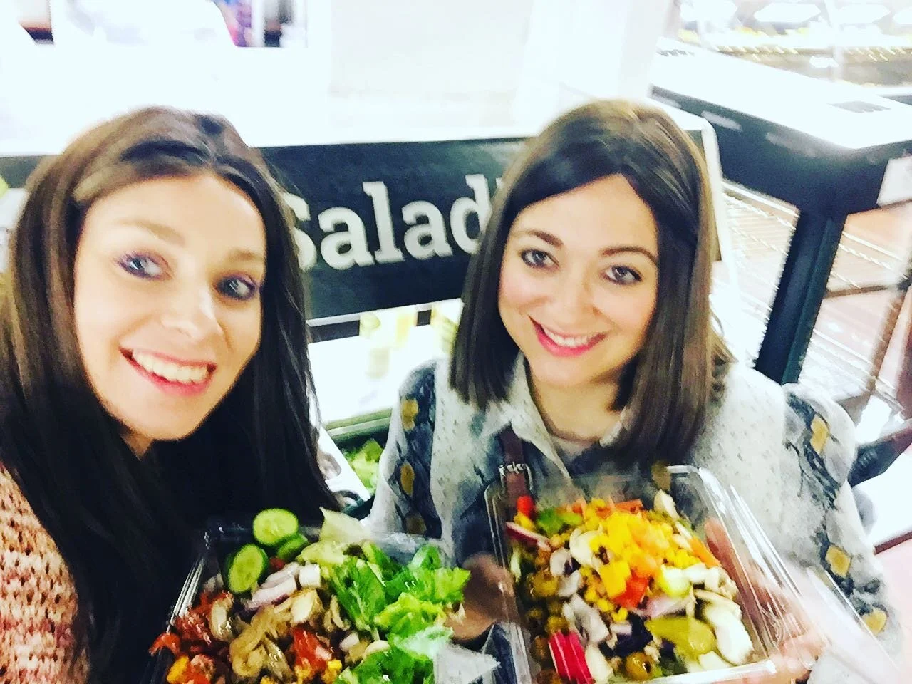 Can you see the glow on our faces? 
Today @healthcoachsarah and I met at @gourmetglattbp to discuss health, wellness, nutrition and of course our challenges and victories throughout our own personal journeys. 
One thing I noticed was that @healthcoac