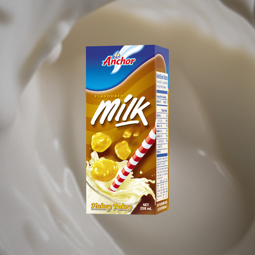 Anchor Flavoured Milk - Packaging