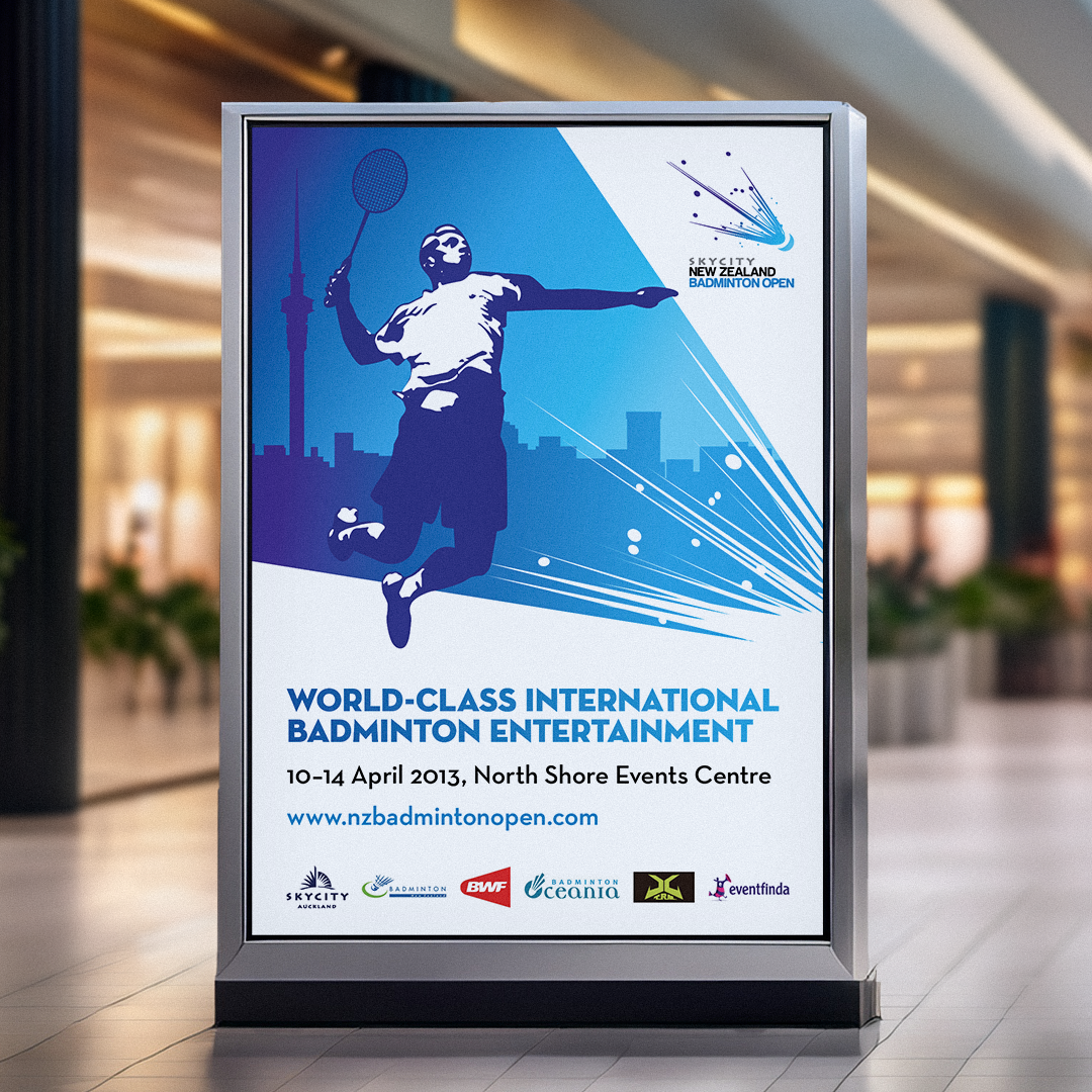 NZ Badminton Open - Identity