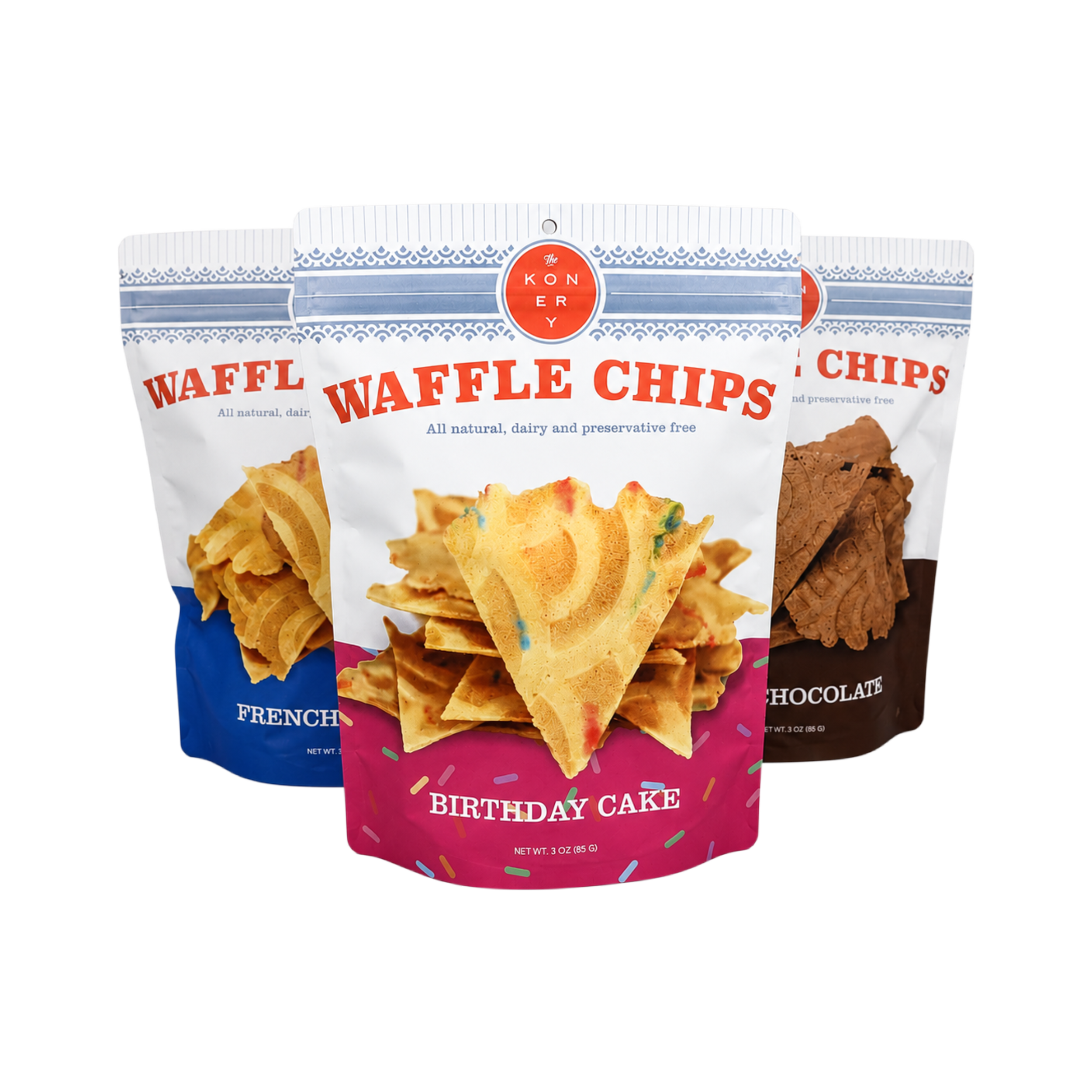 Waffle Chip Variety Pack (6 bags)
