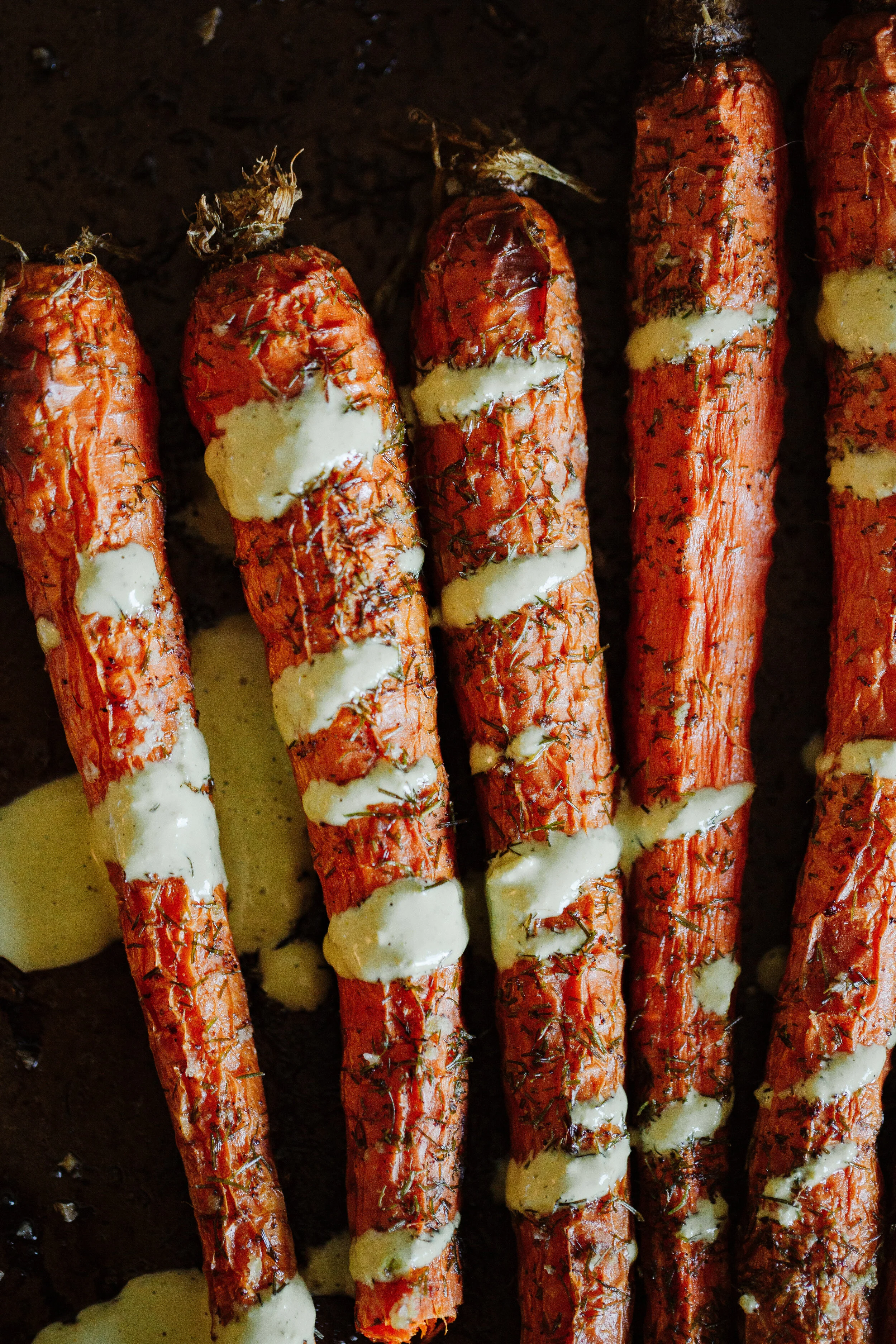 Caramelized Carrots with creamy tomatillo dressing.-1.jpg