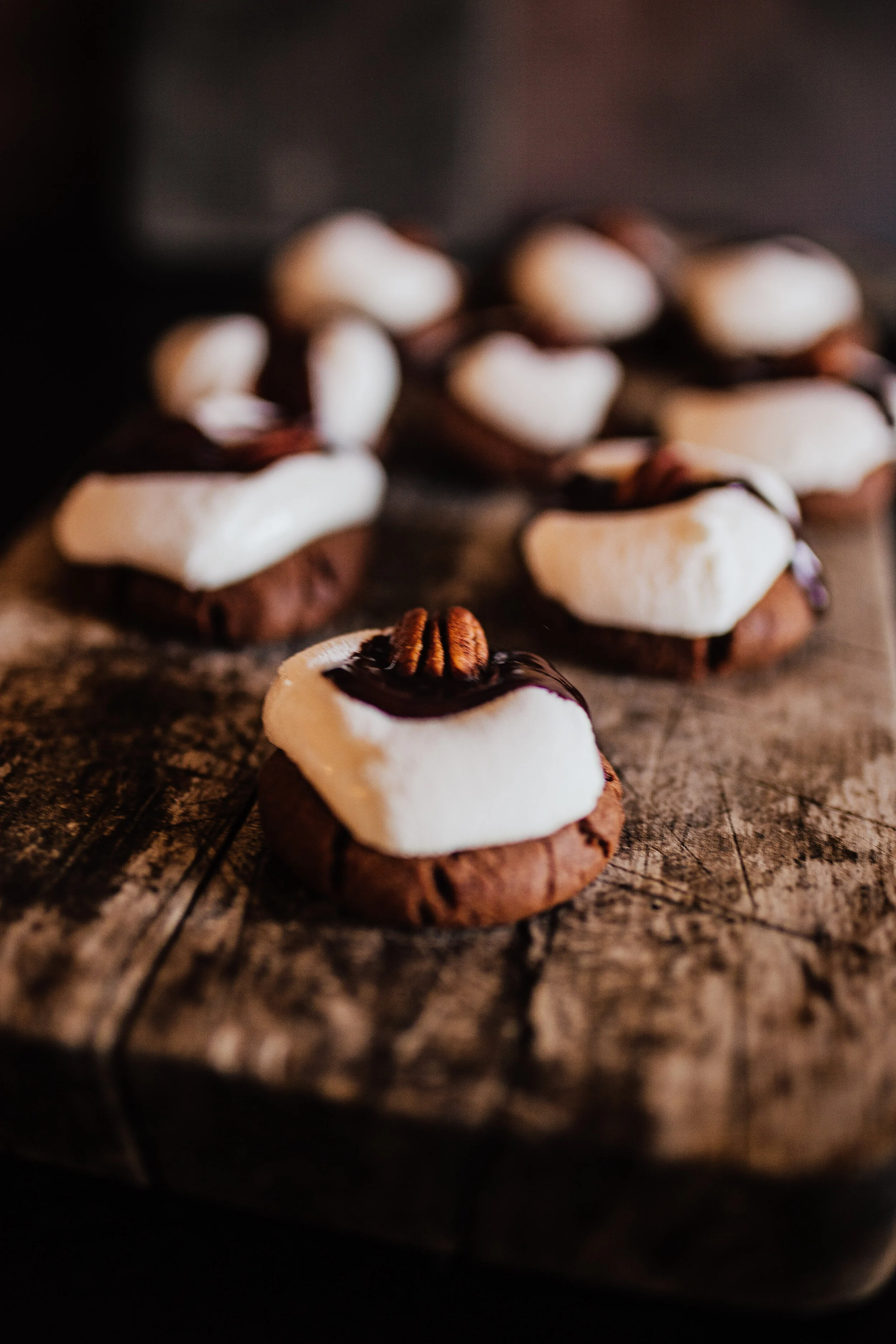 Chocolate Cookies with Melted Mallows and choclate sauce-1.jpg