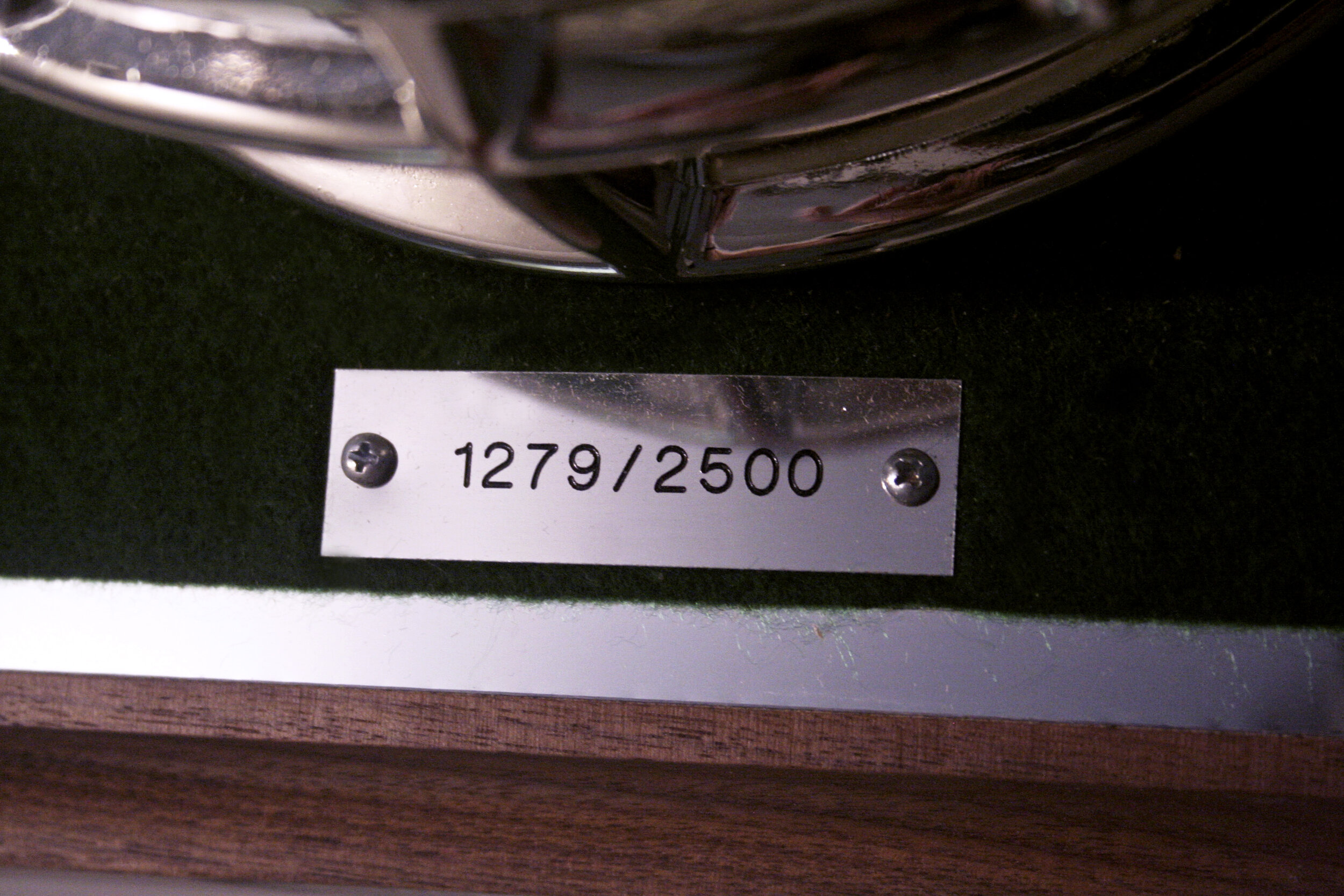   Production of the helmet was limited to 2500 pieces.  They’re all numbered…  