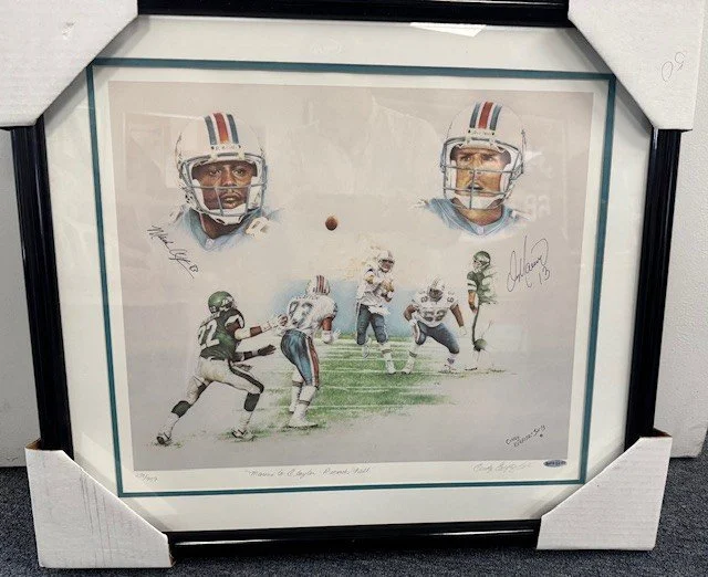 Dan Marino (13) & Mark G. Clayton (85)