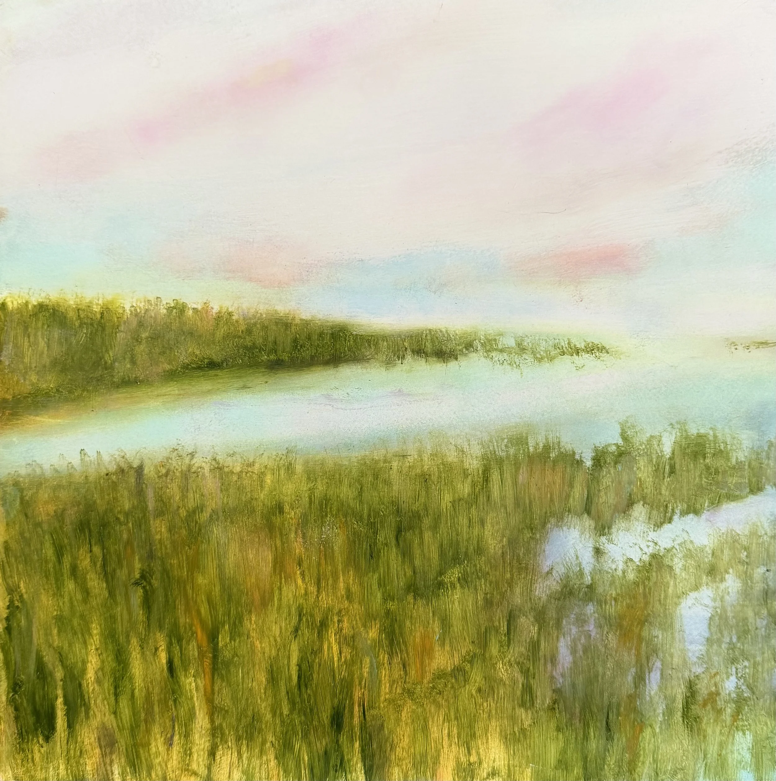 Blush of Day
12x12
Oil on Woodboard