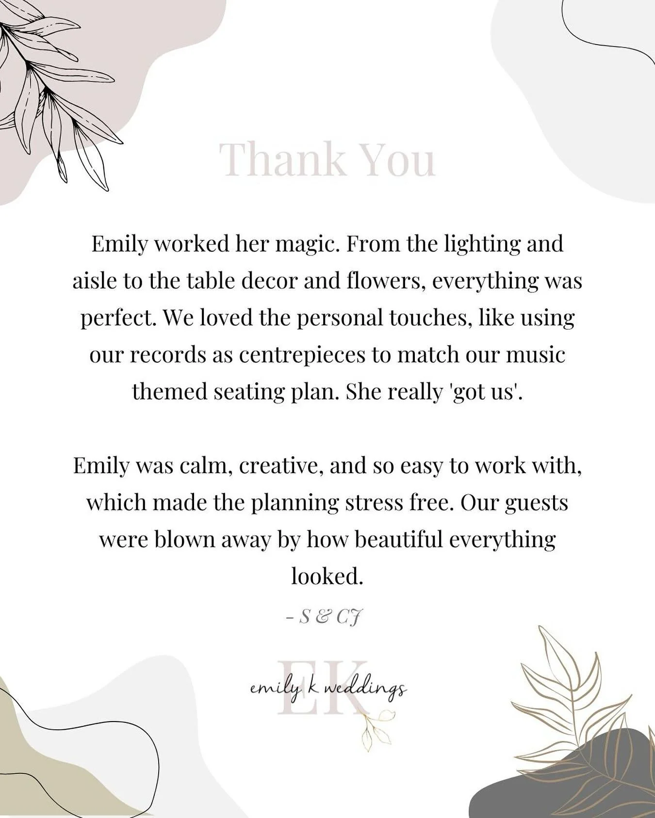 Aw thank you Sally &amp; Craig for the lovely Google review. 🥰 You guys were an absolute pleasure to work with and I&rsquo;m so glad we could help in making your day more about you. The vinyl records were fab! 
- #weddingday #weddingstylist #wedding